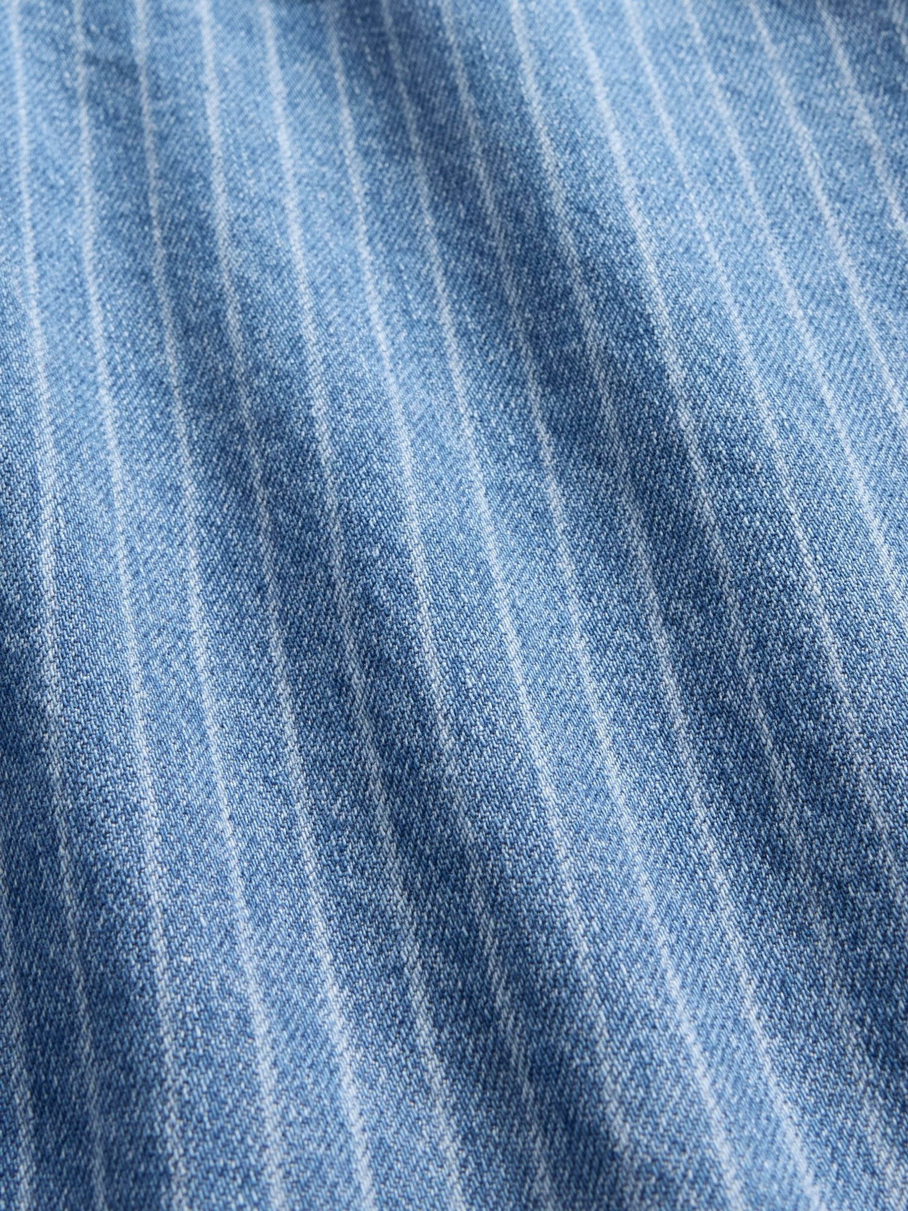 Blue Low Waisted Stride Wide Leg Jeans (5-13yrs) - Image 5 of 5