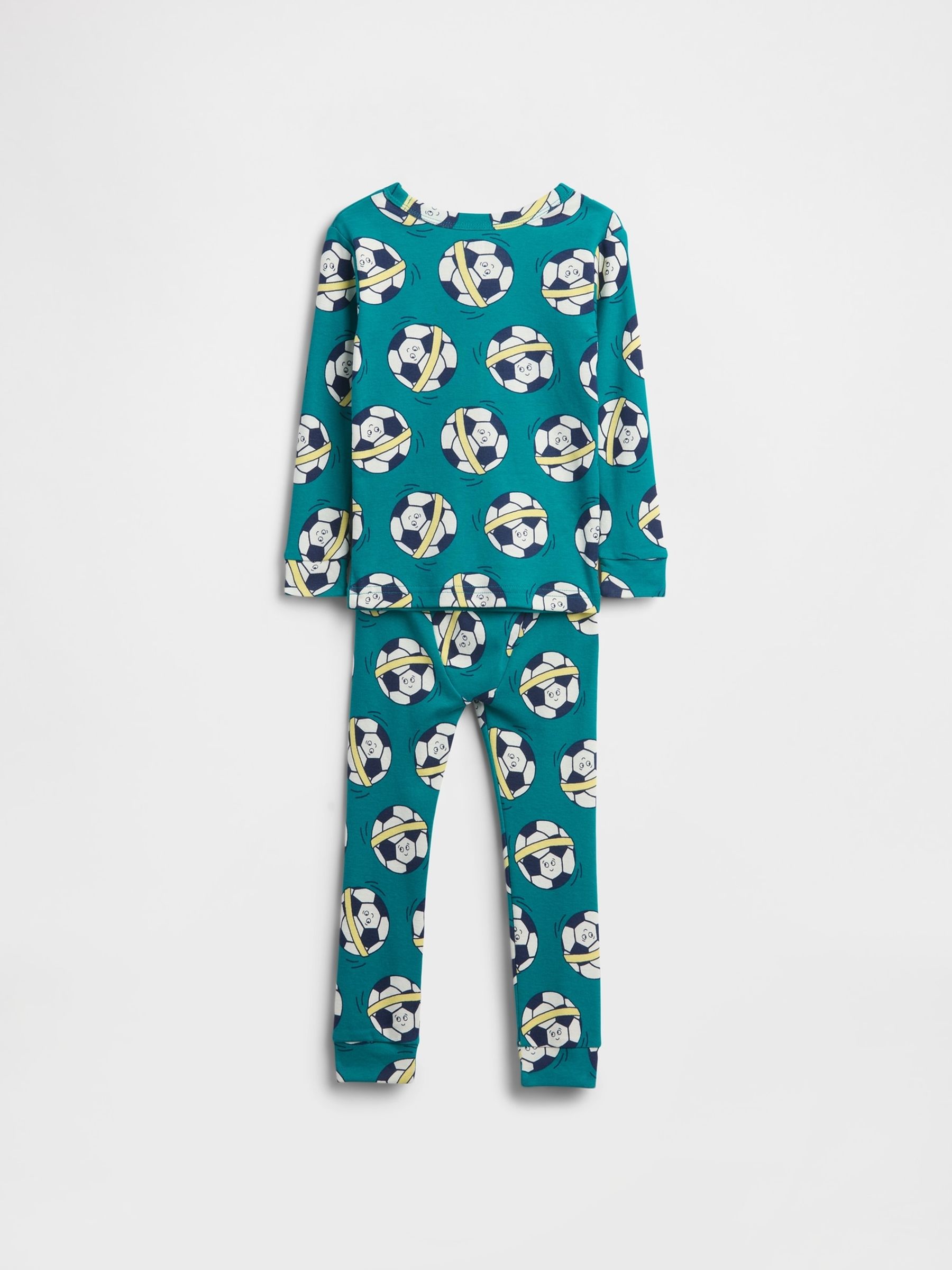 Blue Brushed Cotton Pyjama Set (6mths-5yrs) - Image 2 of 2