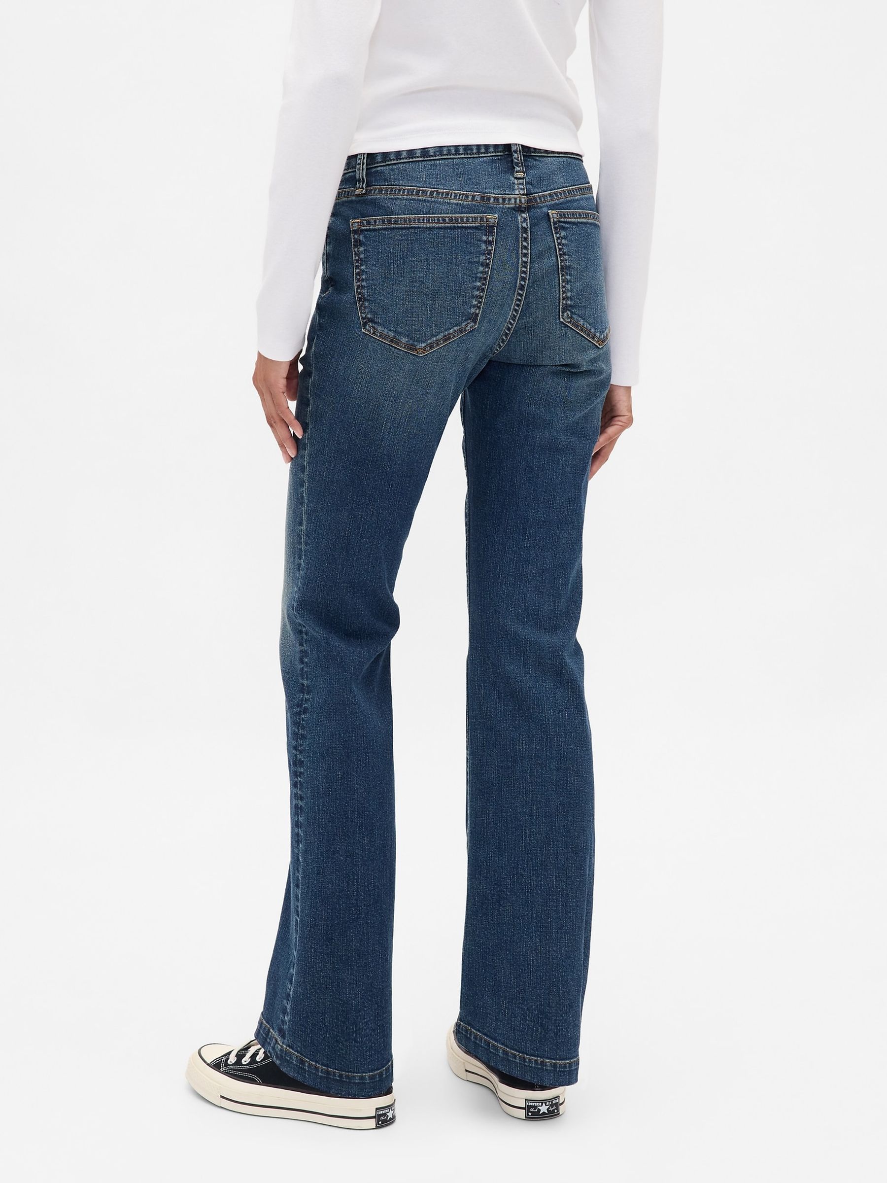 Blue Low Waisted Long and Lean Jeans - Image 2 of 6