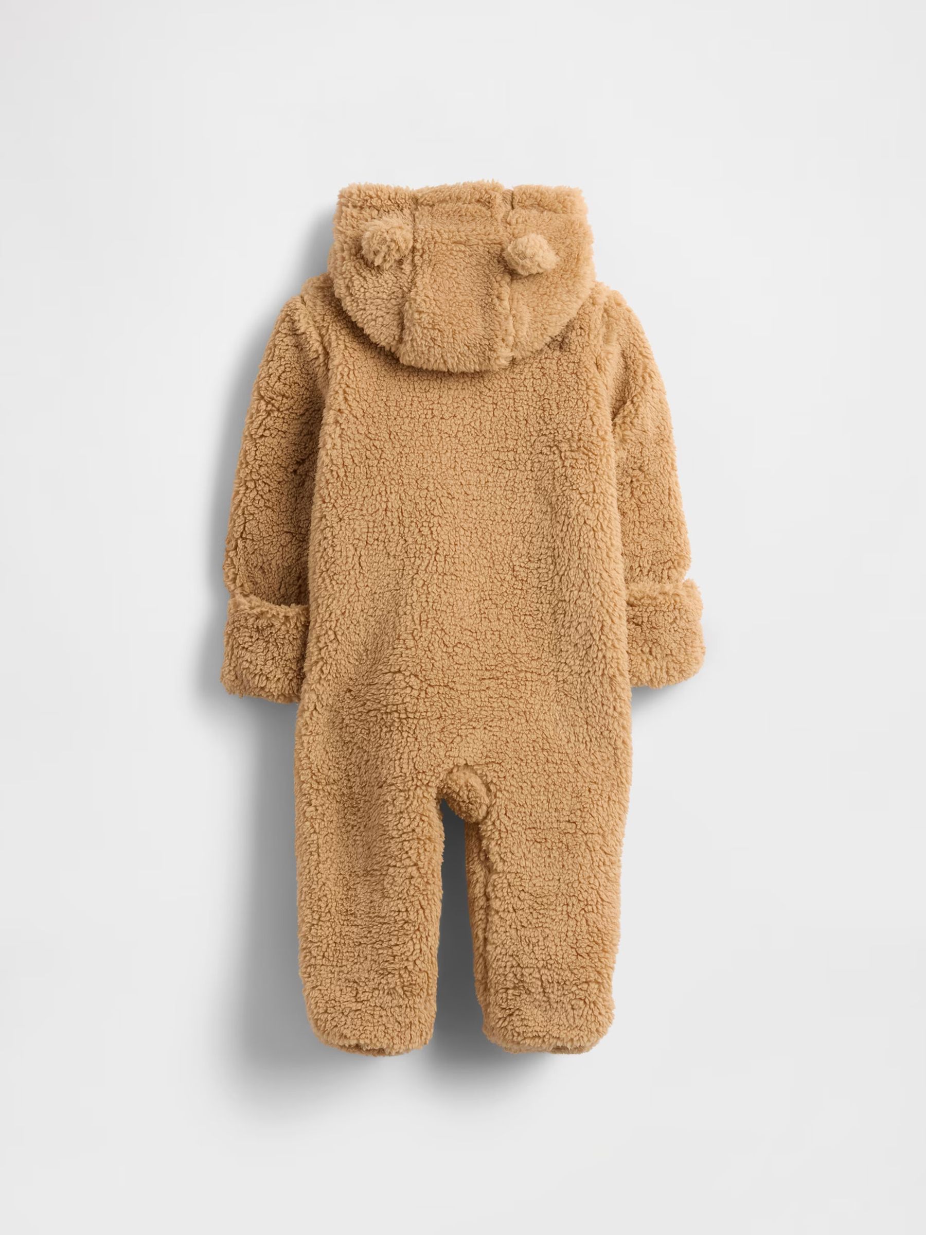 Brown Teddy Sherpa Jacket (Newborn-12mths) - Image 2 of 3