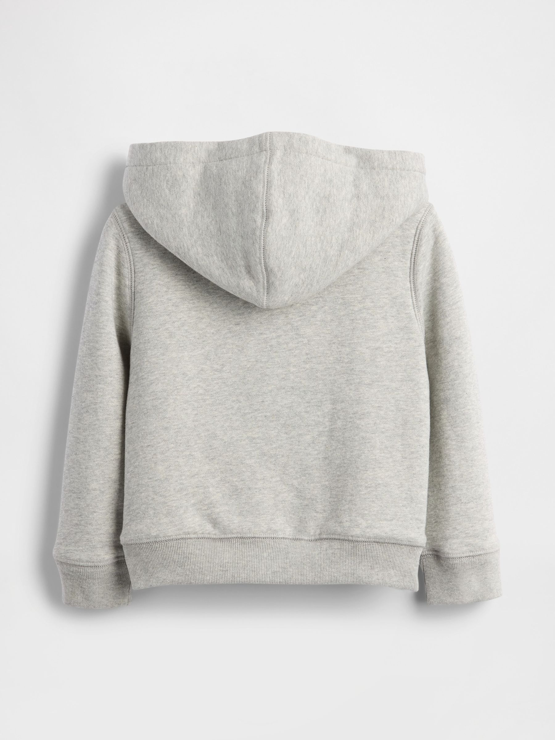 Grey Logo Sherpa Zip Hoodie (6mths-5yrs) - Image 2 of 3