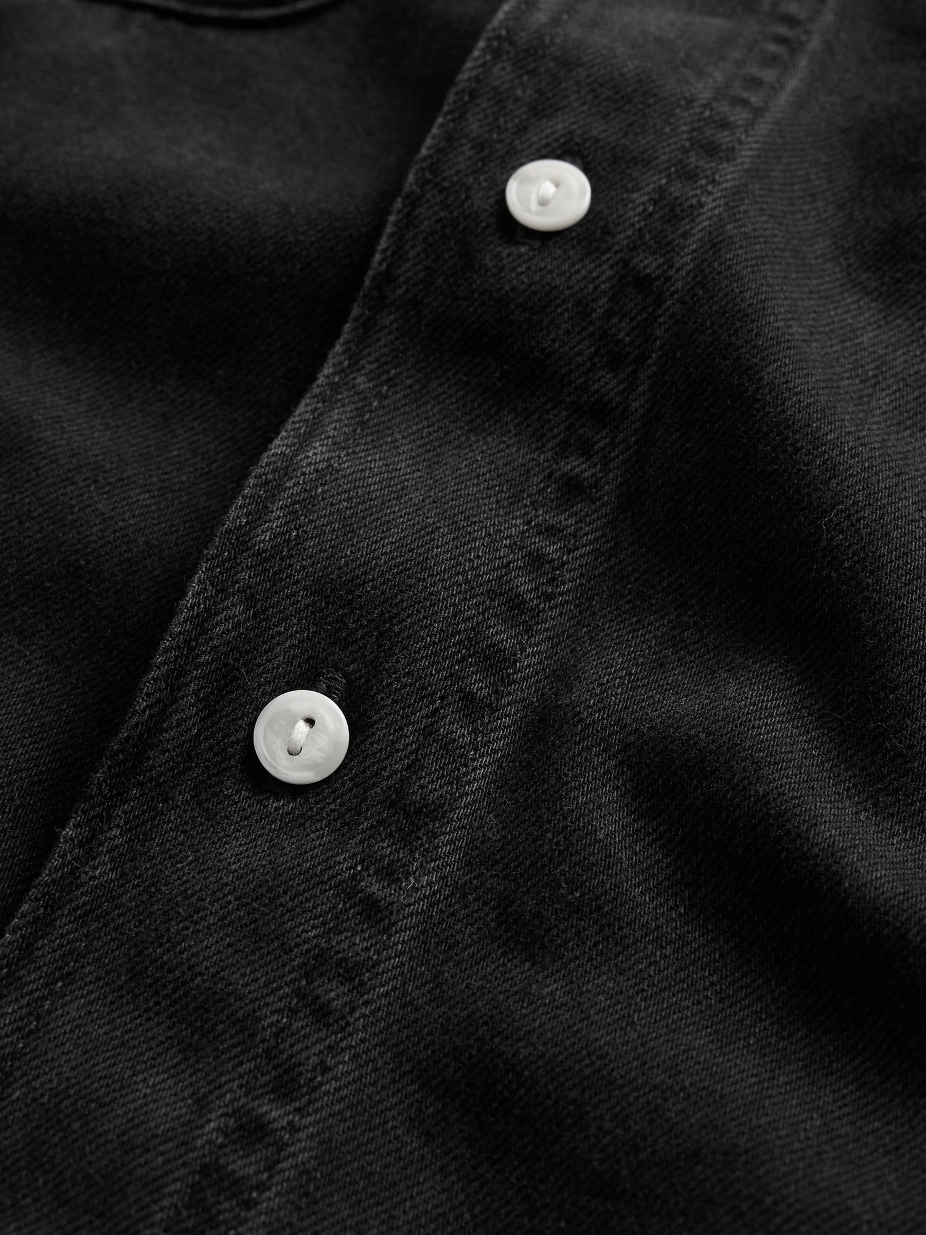 Black UltraSoft Denim Relaxed Shirt - Image 4 of 4