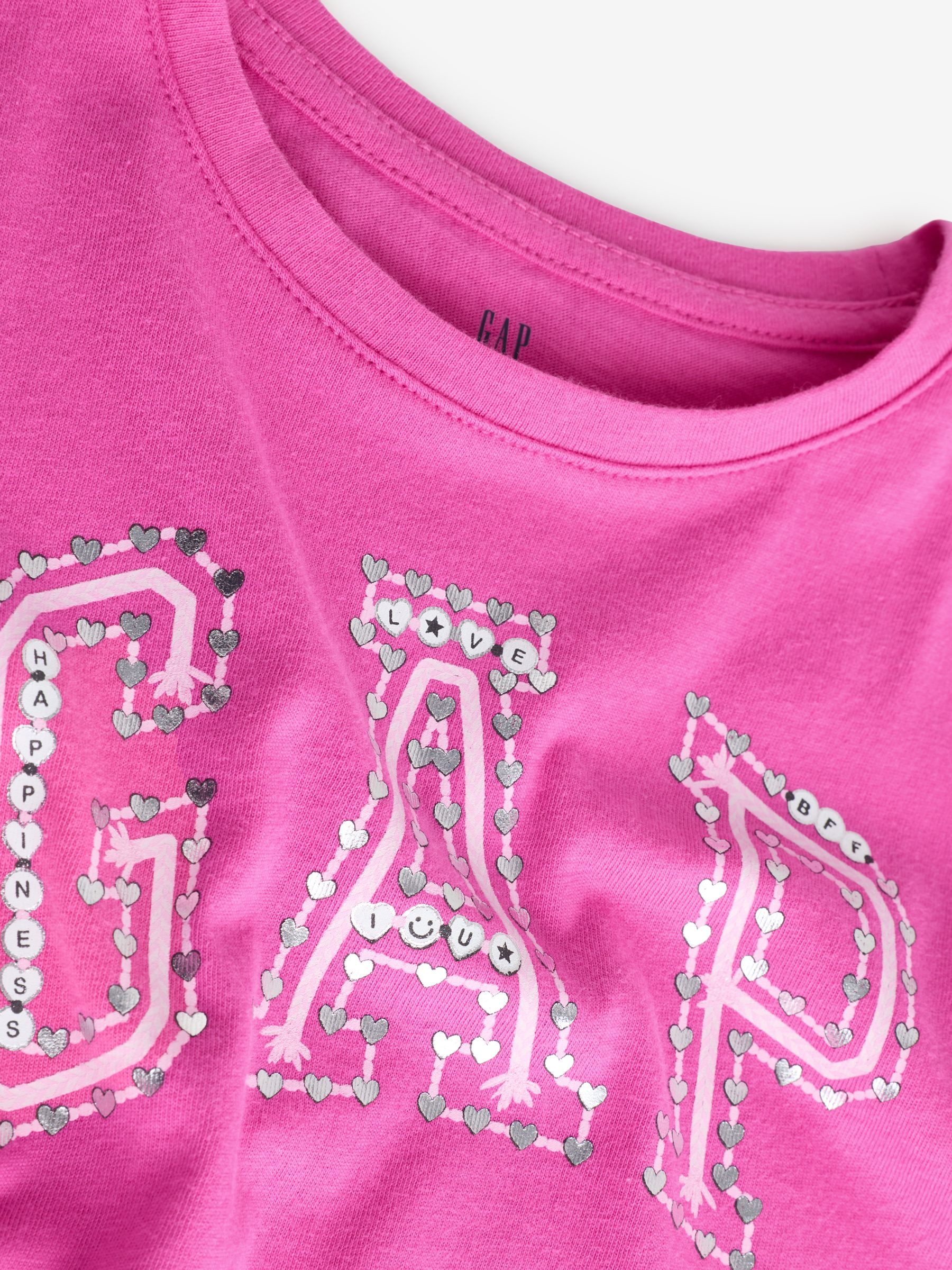 Pink Logo T-Shirt (4-13yrs) - Image 3 of 4