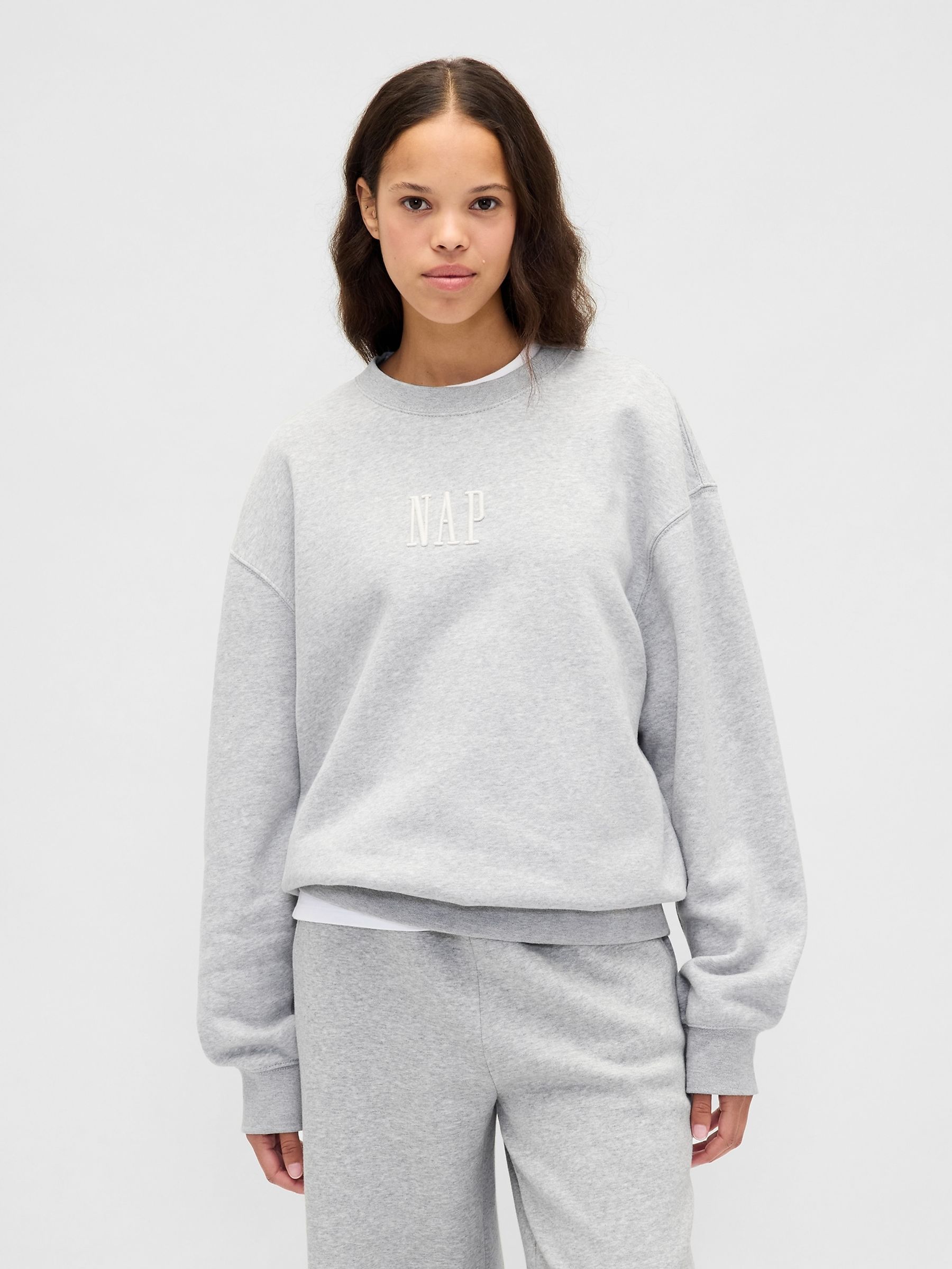 Grey VintageSoft NAP Logo Sweatshirt - Image 4 of 8
