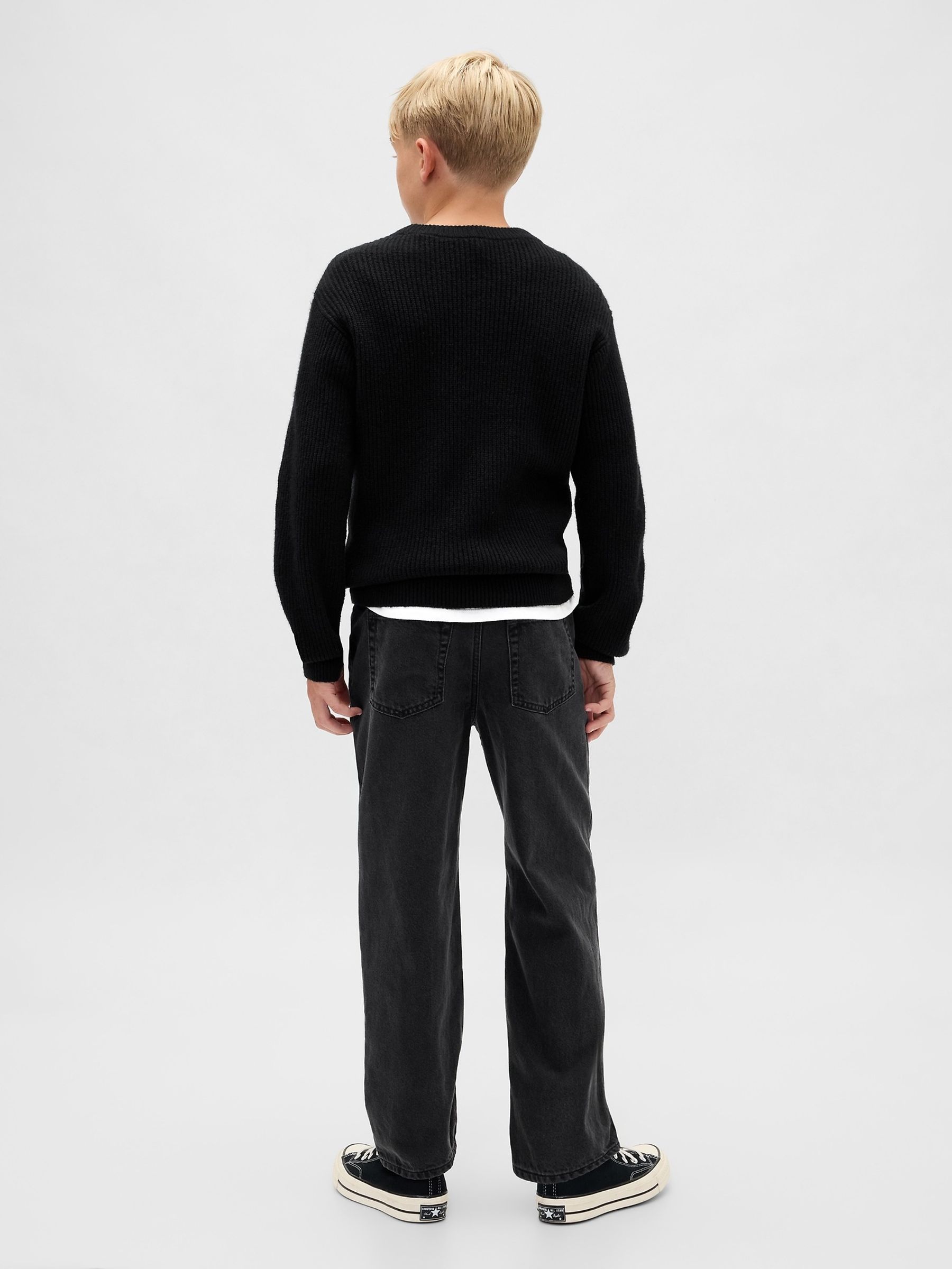 Black Relaxed Soft Jeans (5-13yrs) - Image 2 of 5