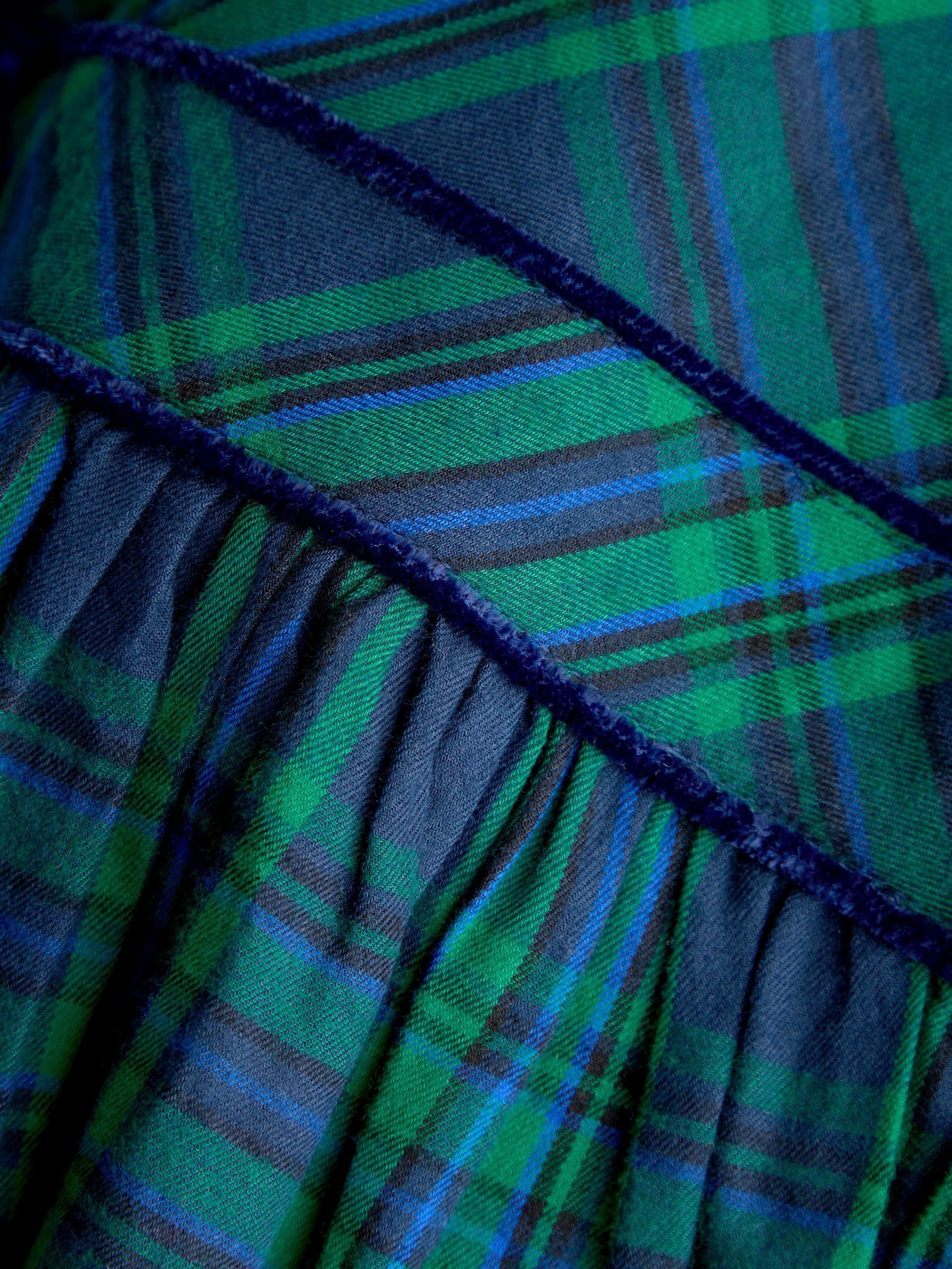 Green Tartan Party Dress - Image 6 of 7