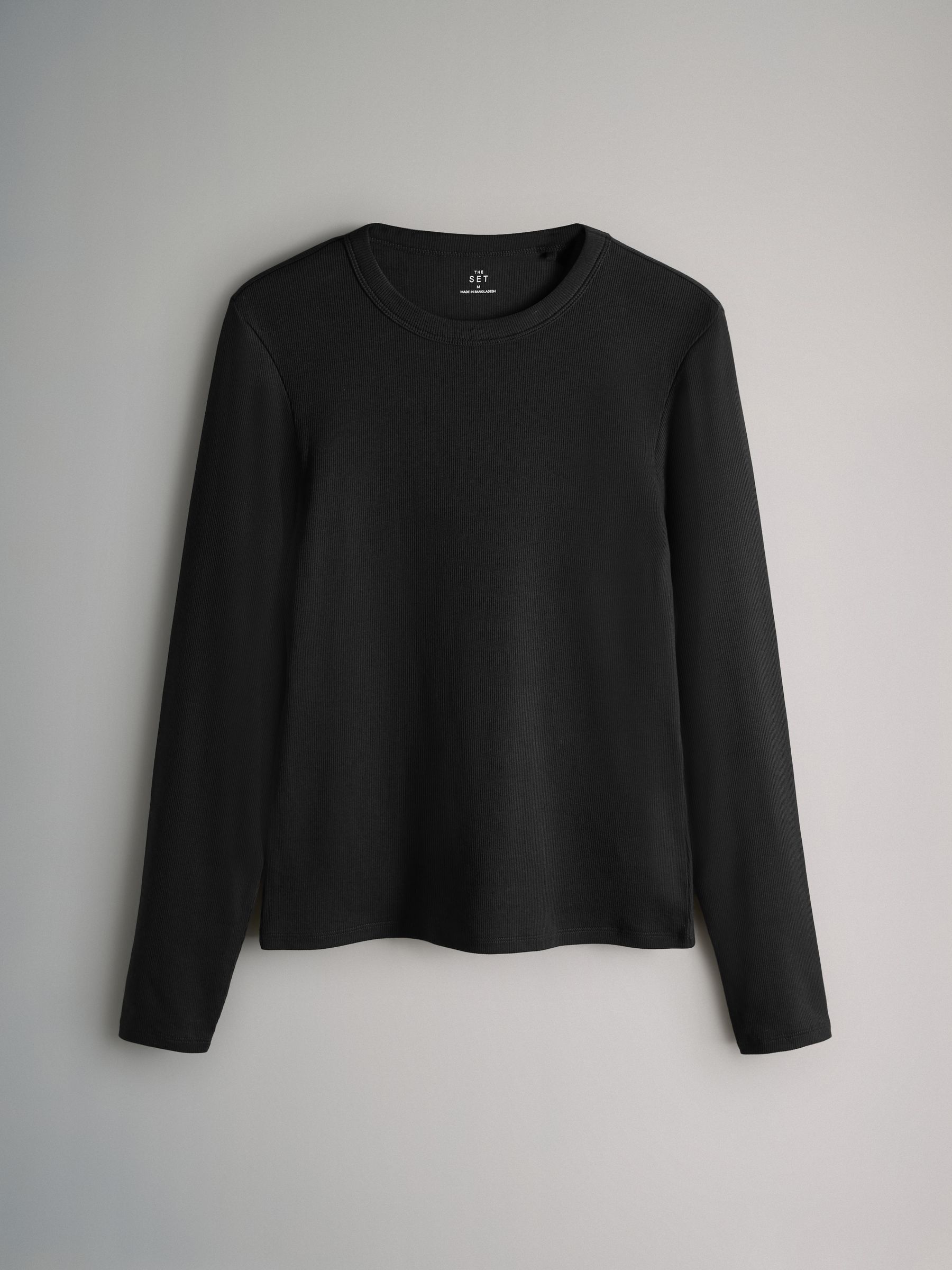 Navy/Animal/Ganache/Cinder - 4 Pack Long Sleeve Ribbed T-Shirts - Image 5 of 7