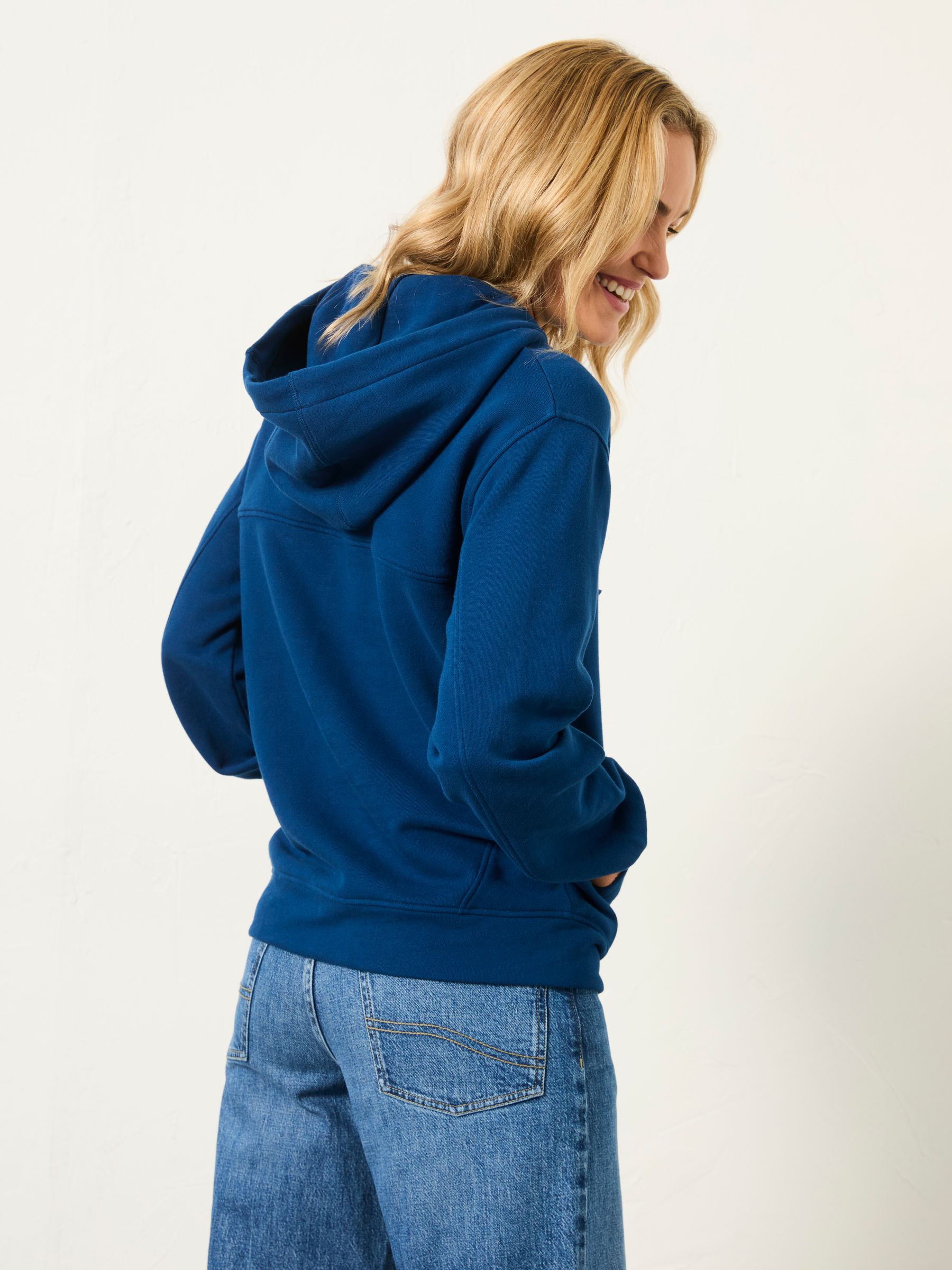 Freya Bright Blue Overhead Hoodie - Image 2 of 6