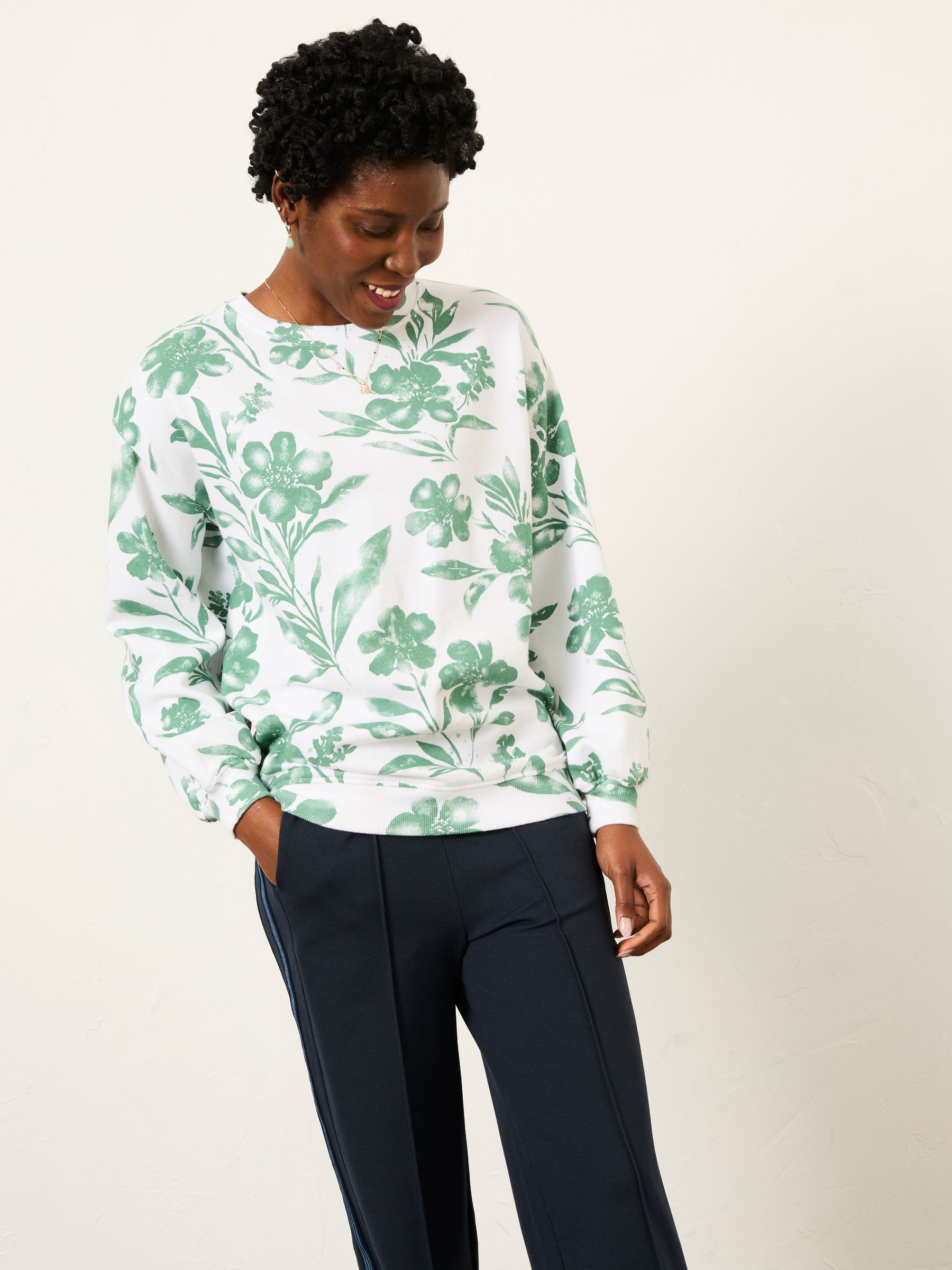 Alex Ivory Botanical Crew Sweat - Image 1 of 5