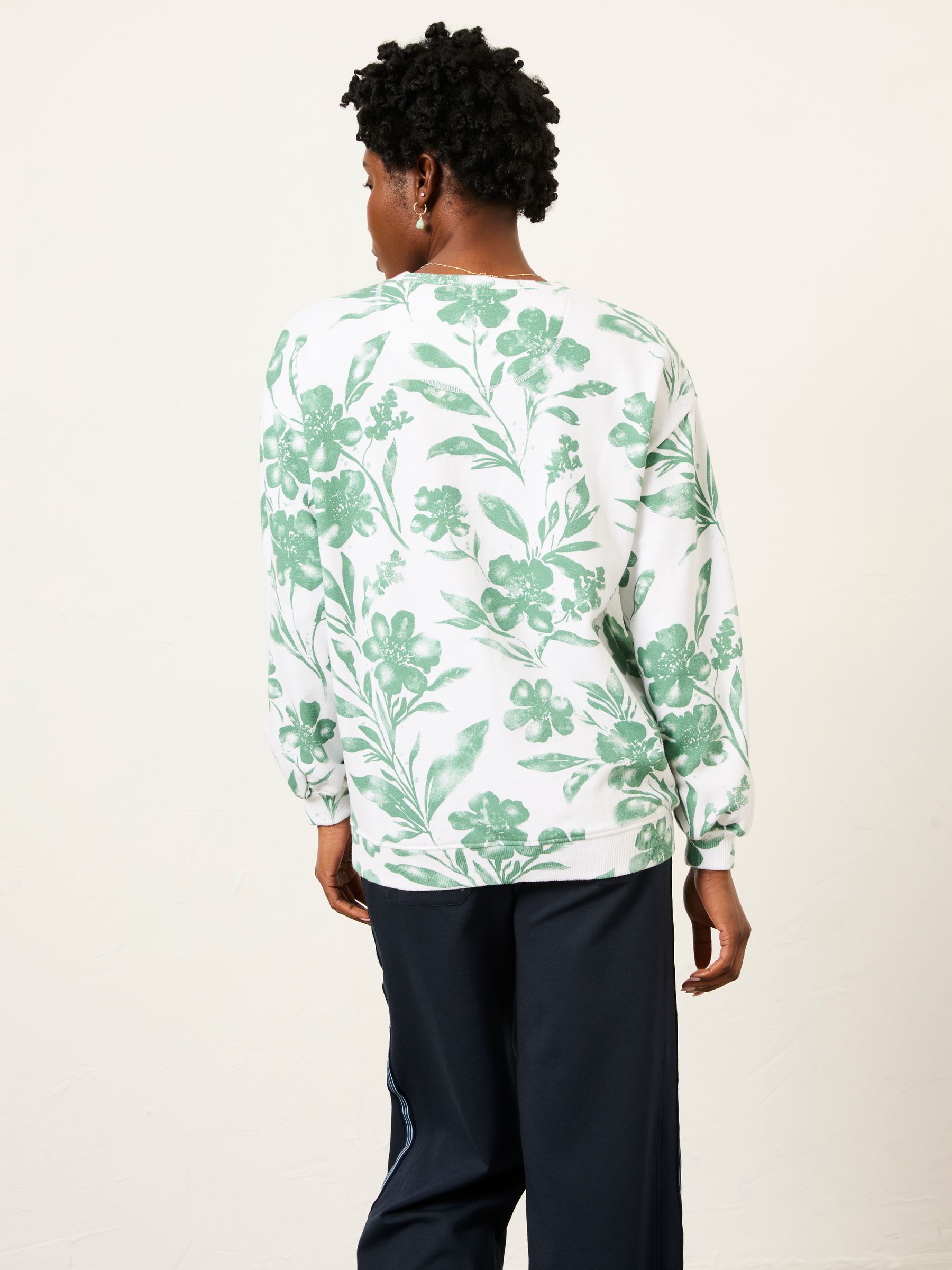Alex Ivory Botanical Crew Sweat - Image 2 of 5 Alex Ivory Botanical Crew Sweat - Image 2 of 5