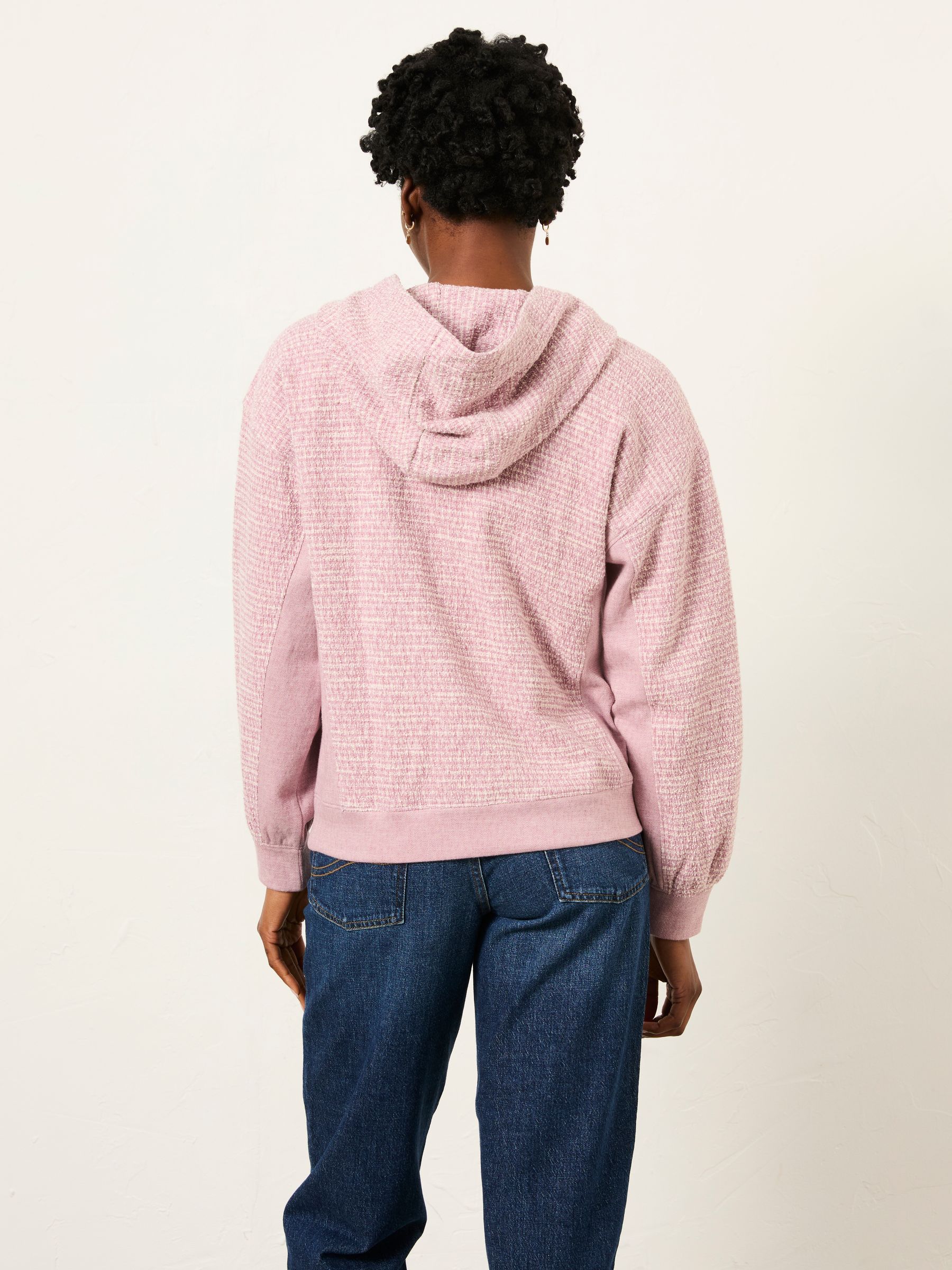 Emma Purple Textured Hoodie - Image 2 of 5