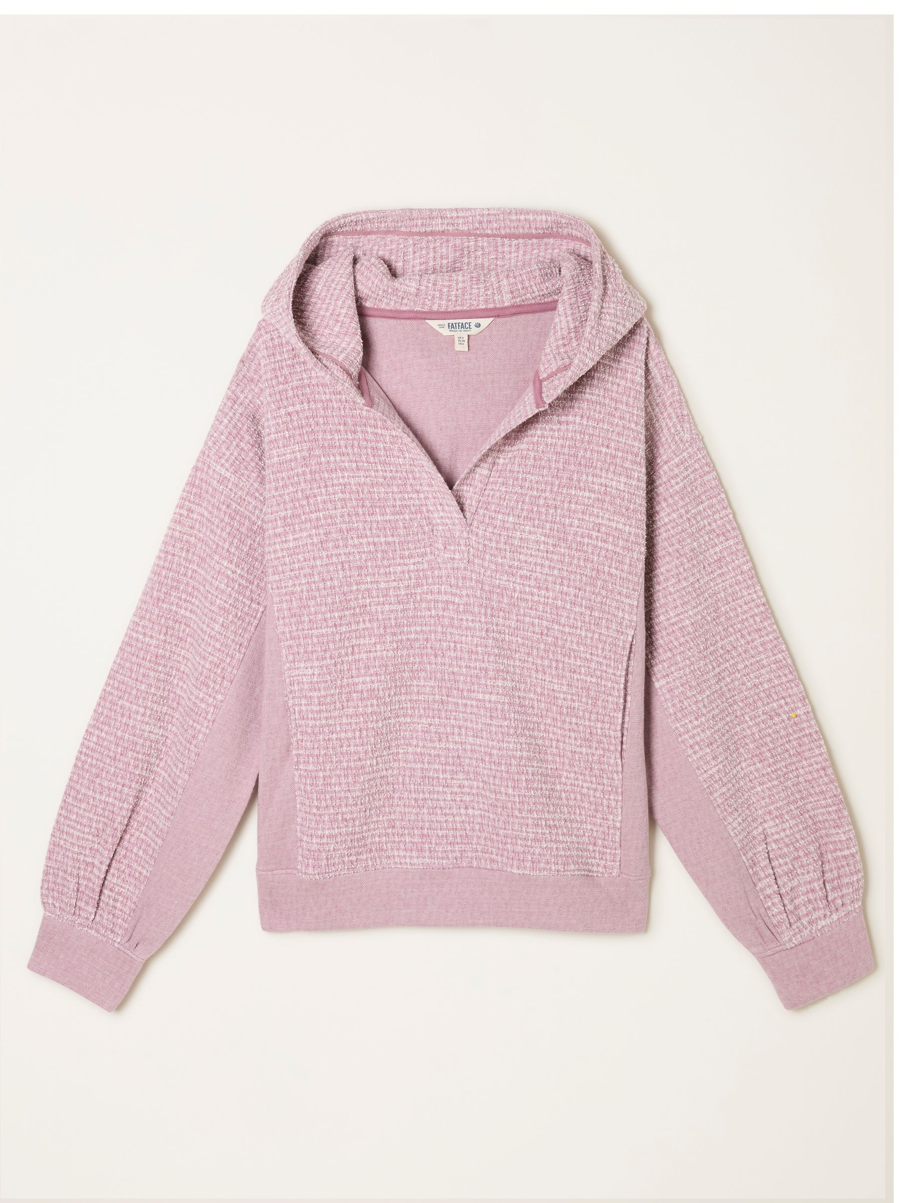 Emma Purple Textured Hoodie - Image 5 of 5