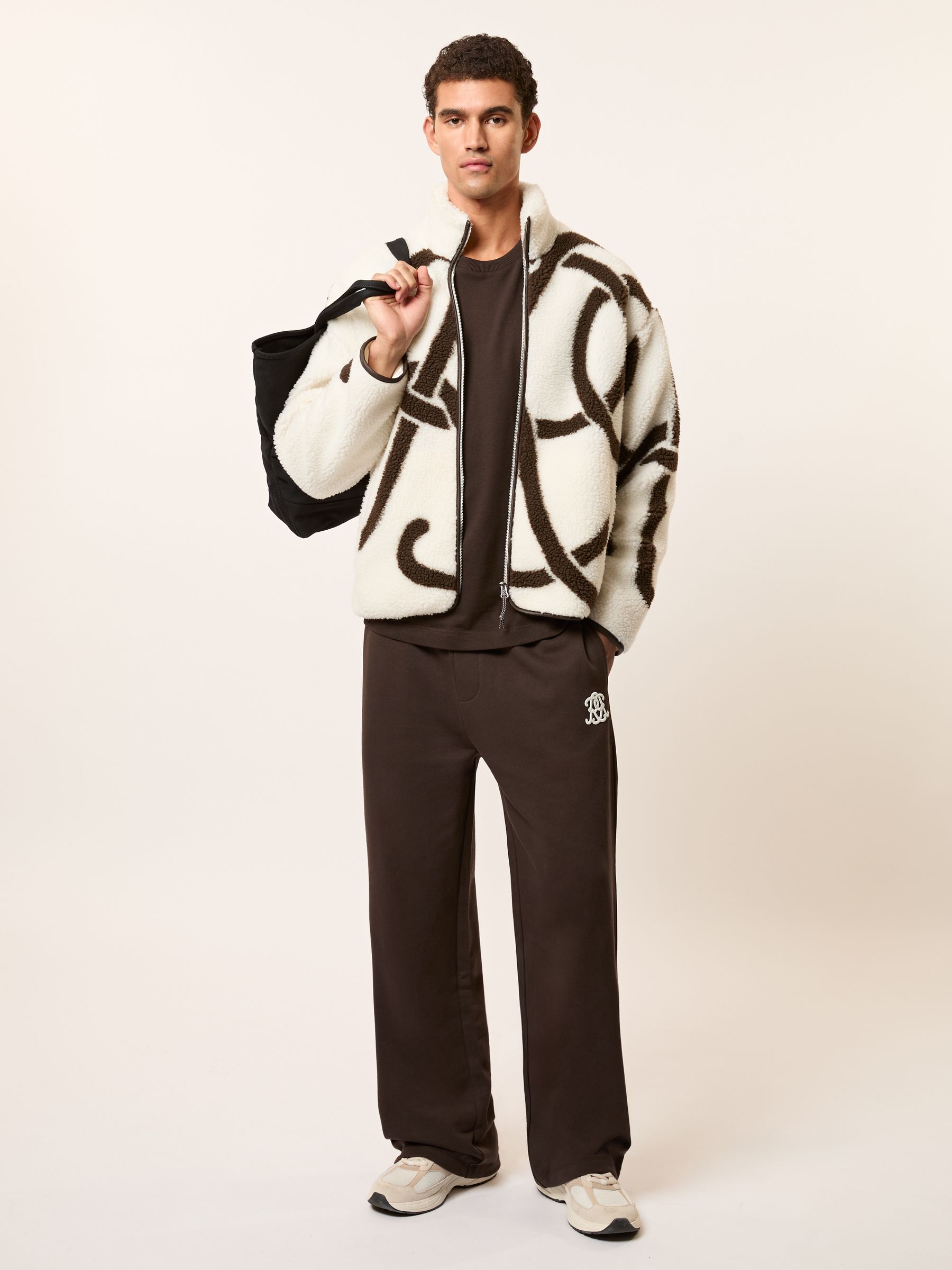 Jacket in White/Brown - Image 4 of 9
