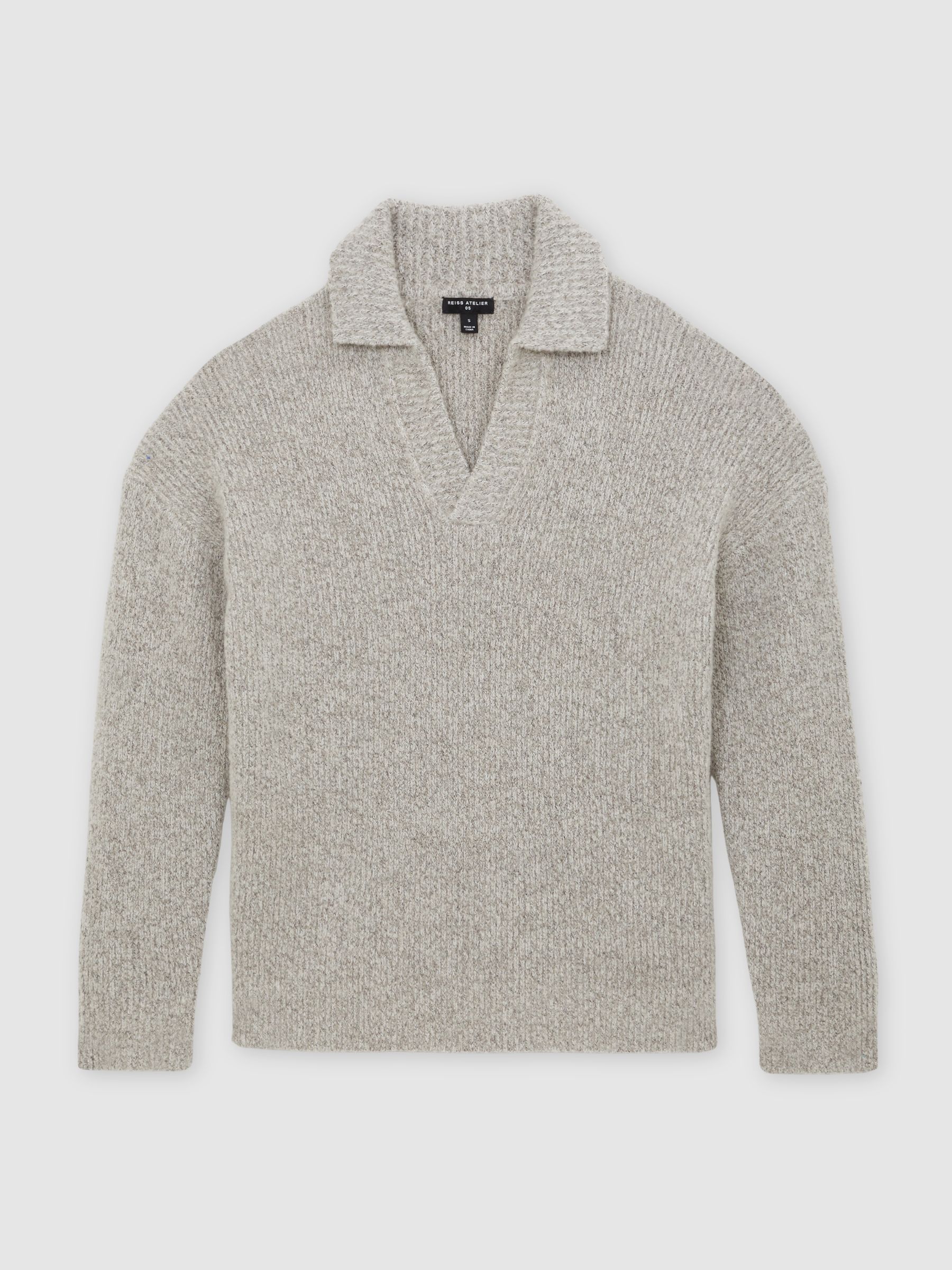Jumper in Soft Grey Melange - Image 2 of 6 Jumper in Soft Grey Melange - Image 2 of 6