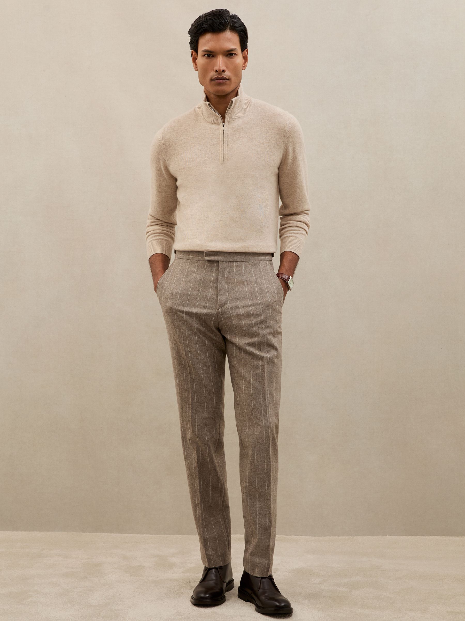 Jumper in Oatmeal Melange - Image 3 of 6