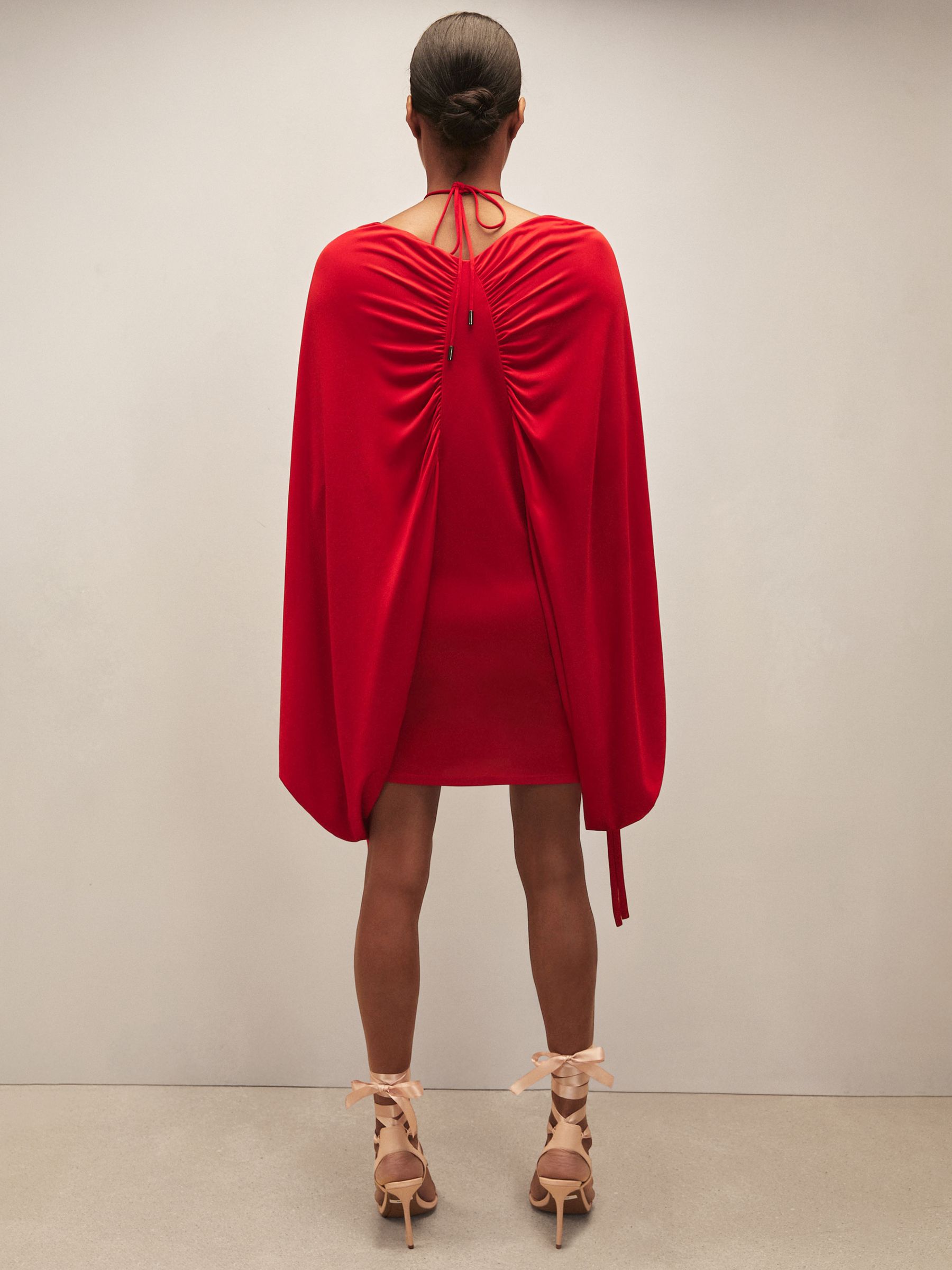 Reiss | Royal Ballet Batwing Dress in Red - image 4