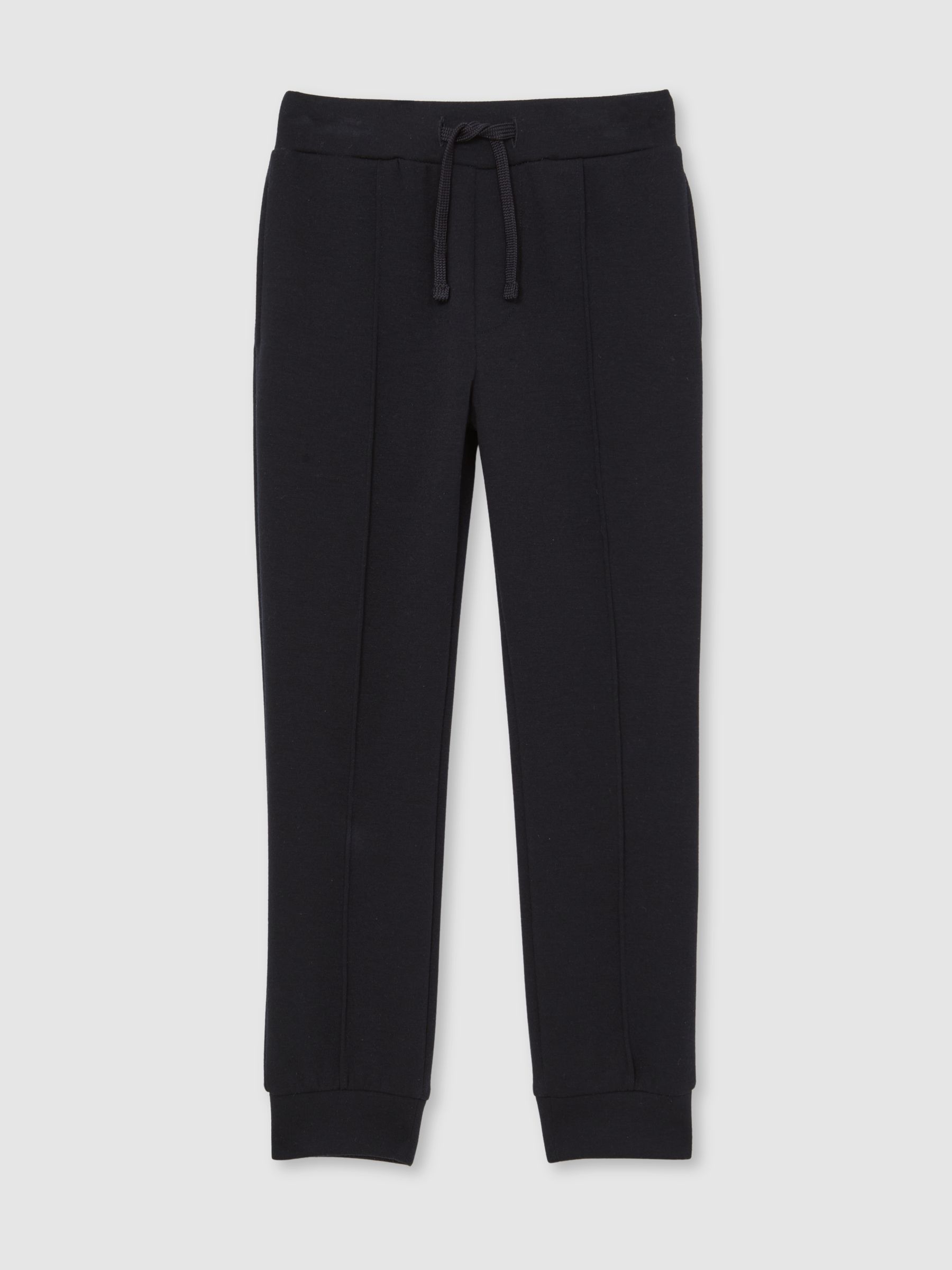 9-13 yrs Interlock Drawstring Joggers in Navy Blue - Image 2 of 4