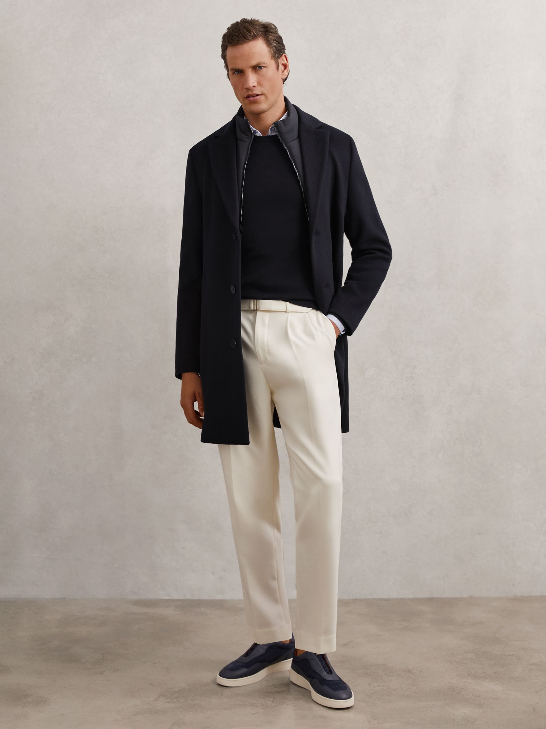 Gilet in Navy - Image 1 of 6