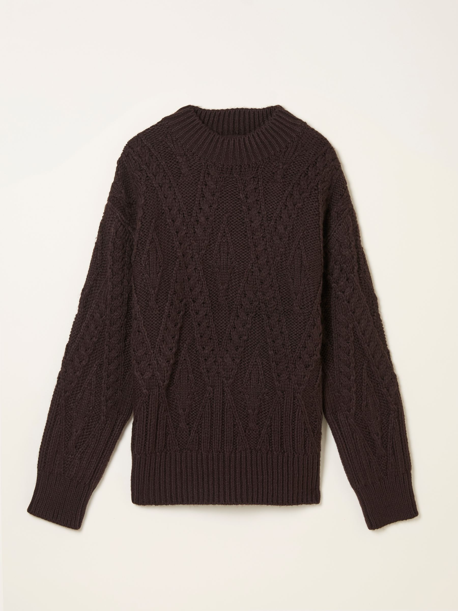 Casey Chocolate Brown Knitted Jumper - Image 6 of 6 Casey Chocolate Brown Knitted Jumper - Image 6 of 6
