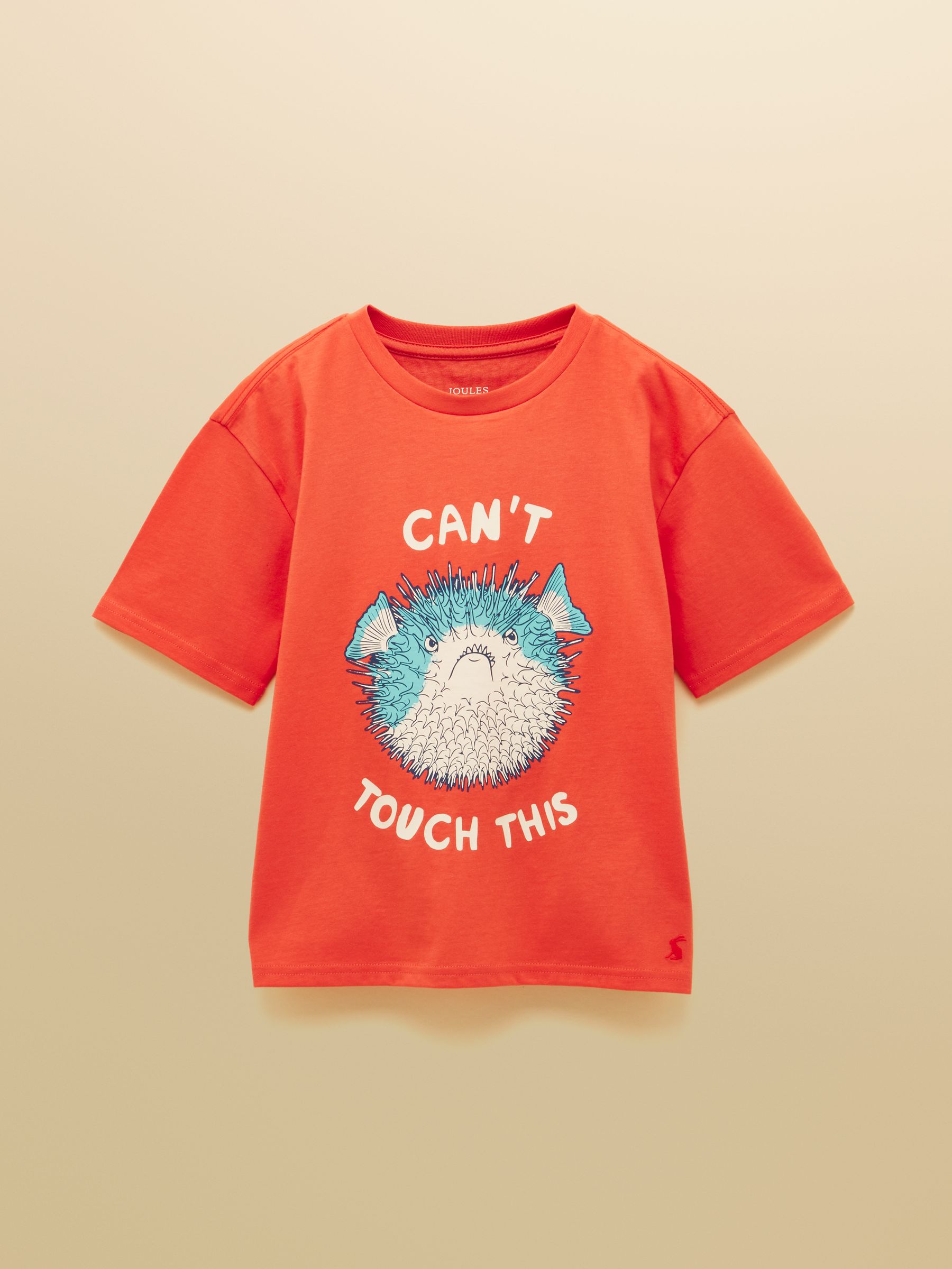 Boys' Archie Orange Short Sleeve Screenprint T-Shirt - Image 2 of 6