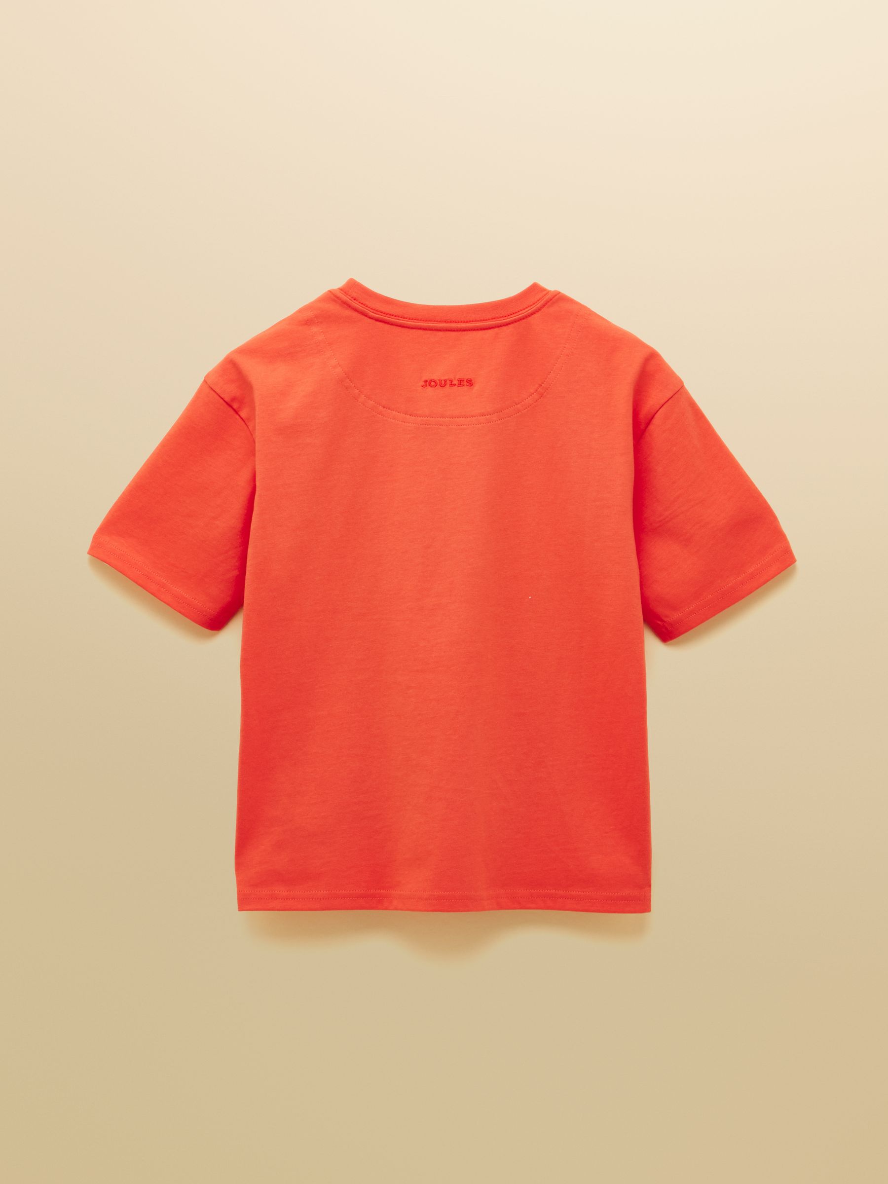 Boys' Archie Orange Short Sleeve Screenprint T-Shirt - Image 3 of 6
