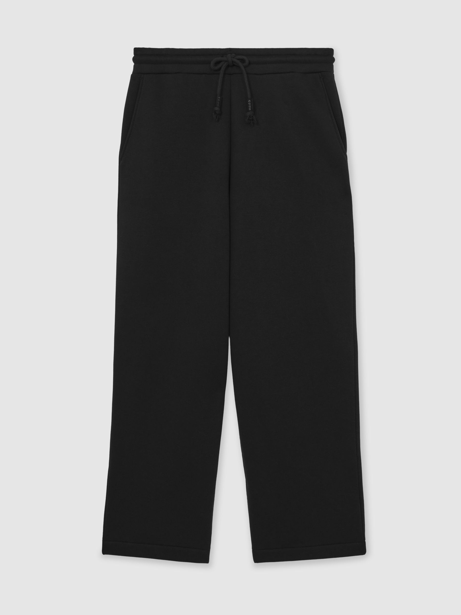 Cotton-Blend Fleece-Back Joggers in Black - Image 2 of 7