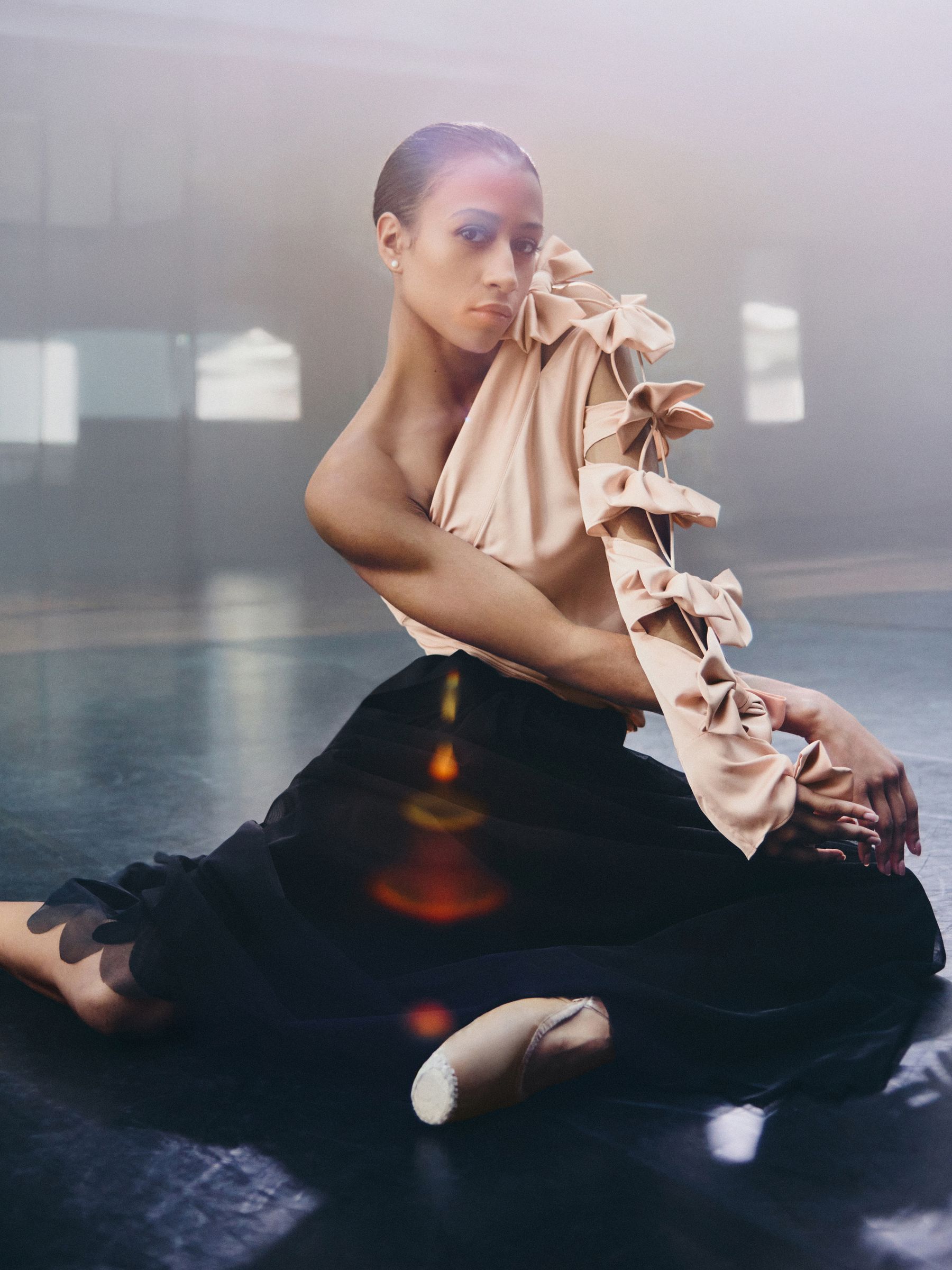 Reiss | Royal Ballet Bow-sleeve Top