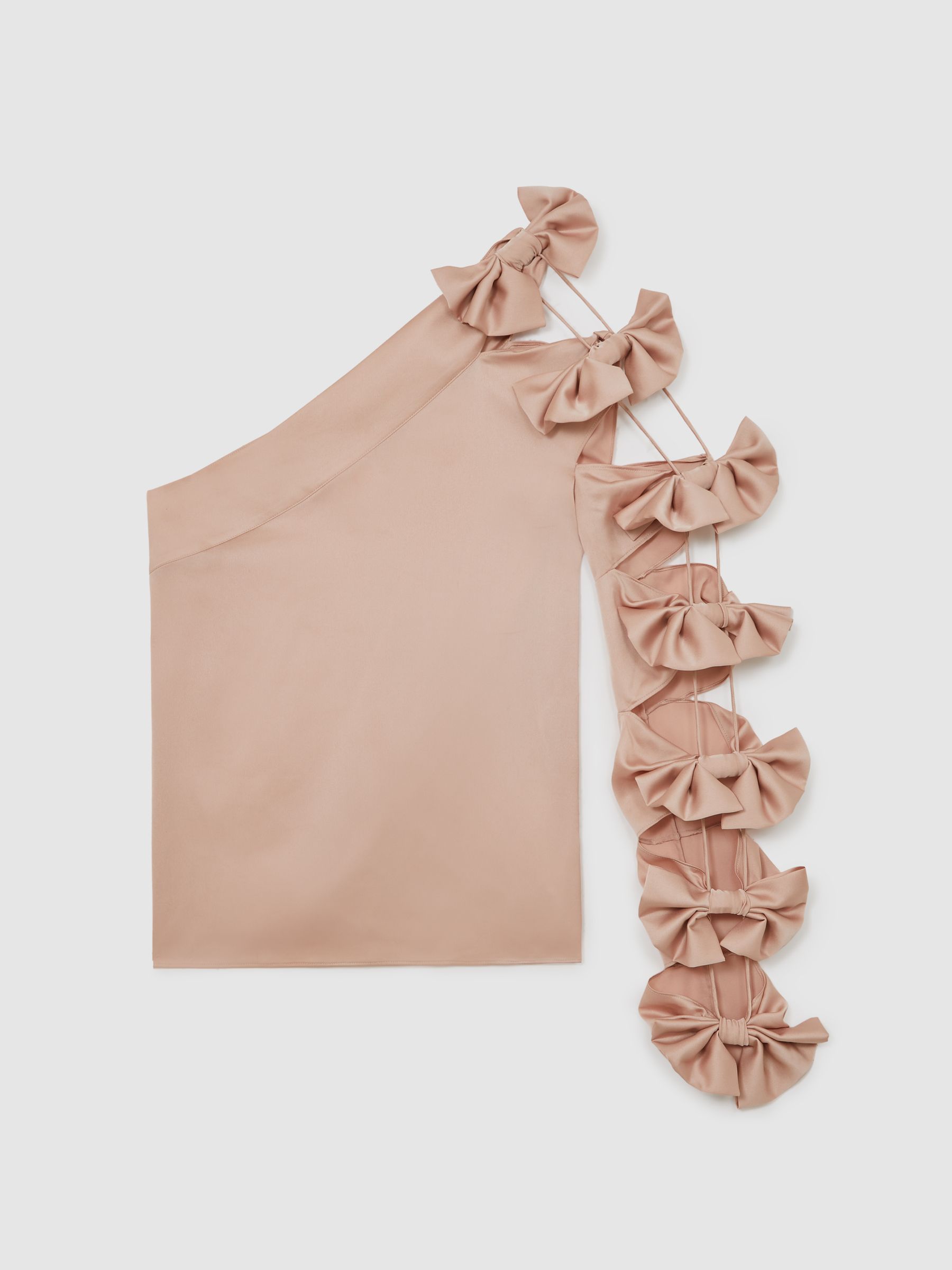 Reiss | Royal Ballet Bow-Sleeve Top in Pale Pink