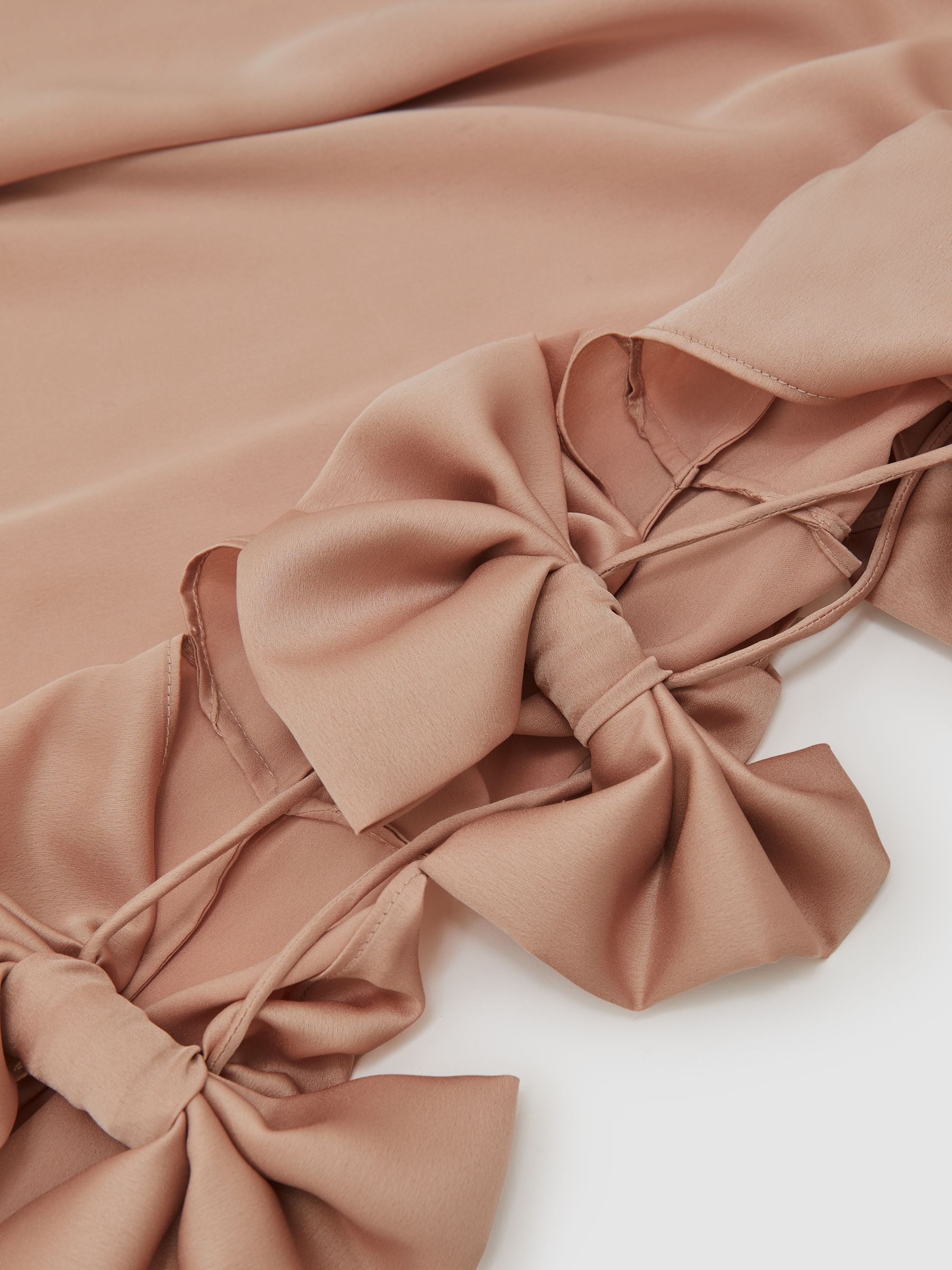 Reiss | Royal Ballet Bow-Sleeve Top in Pale Pink - image 2