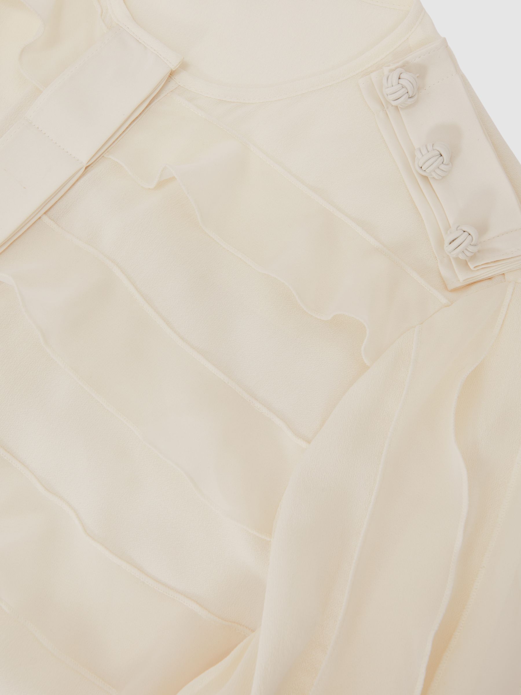 Reiss | Royal Ballet Ruffle Blouse in Cream - image 3