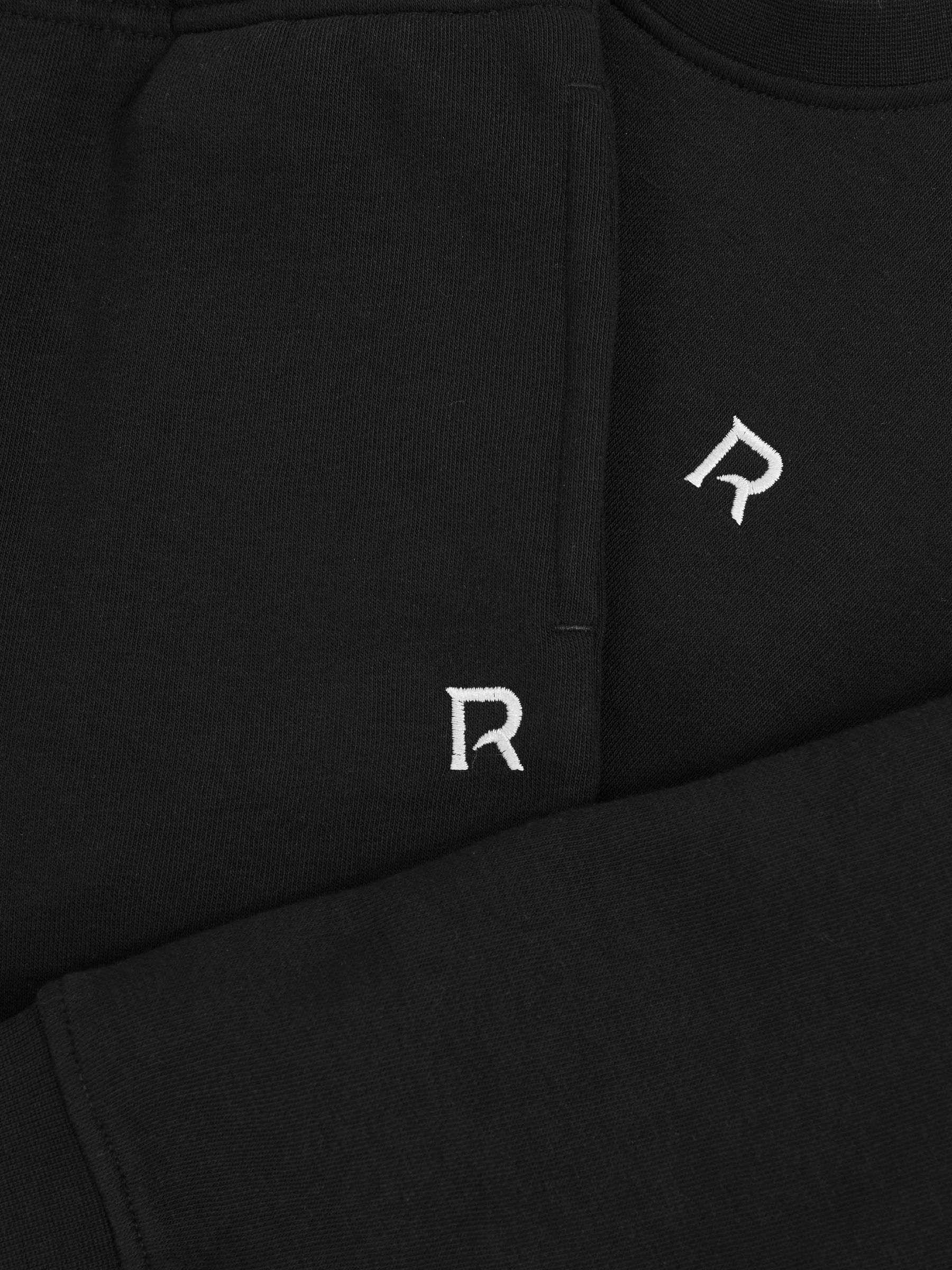 Logo Sweatshirt and Joggers Set Cotton-Blend in Black - Image 5 of 5