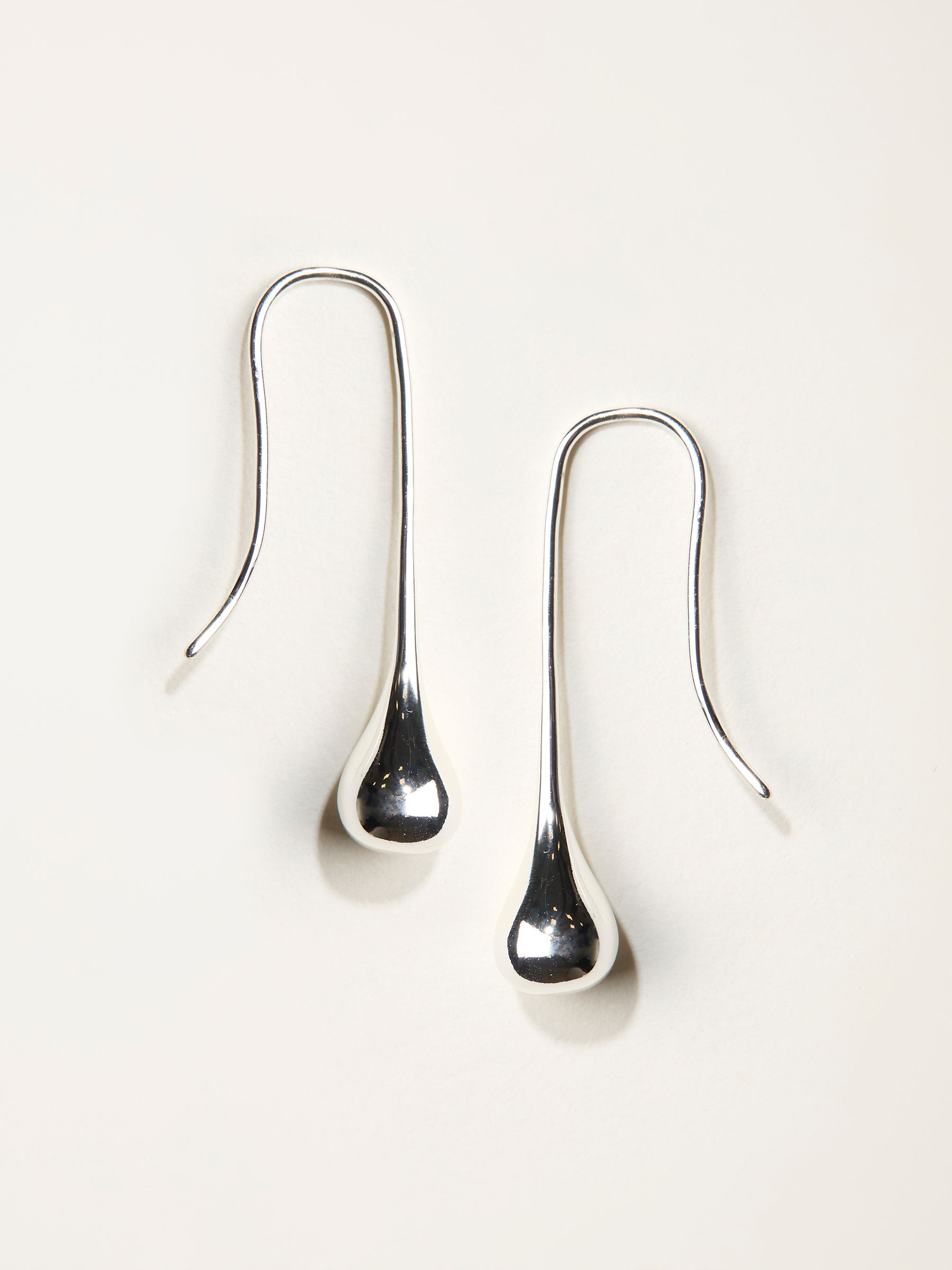 Silver Tone Drop Earrings - Image 1 of 2