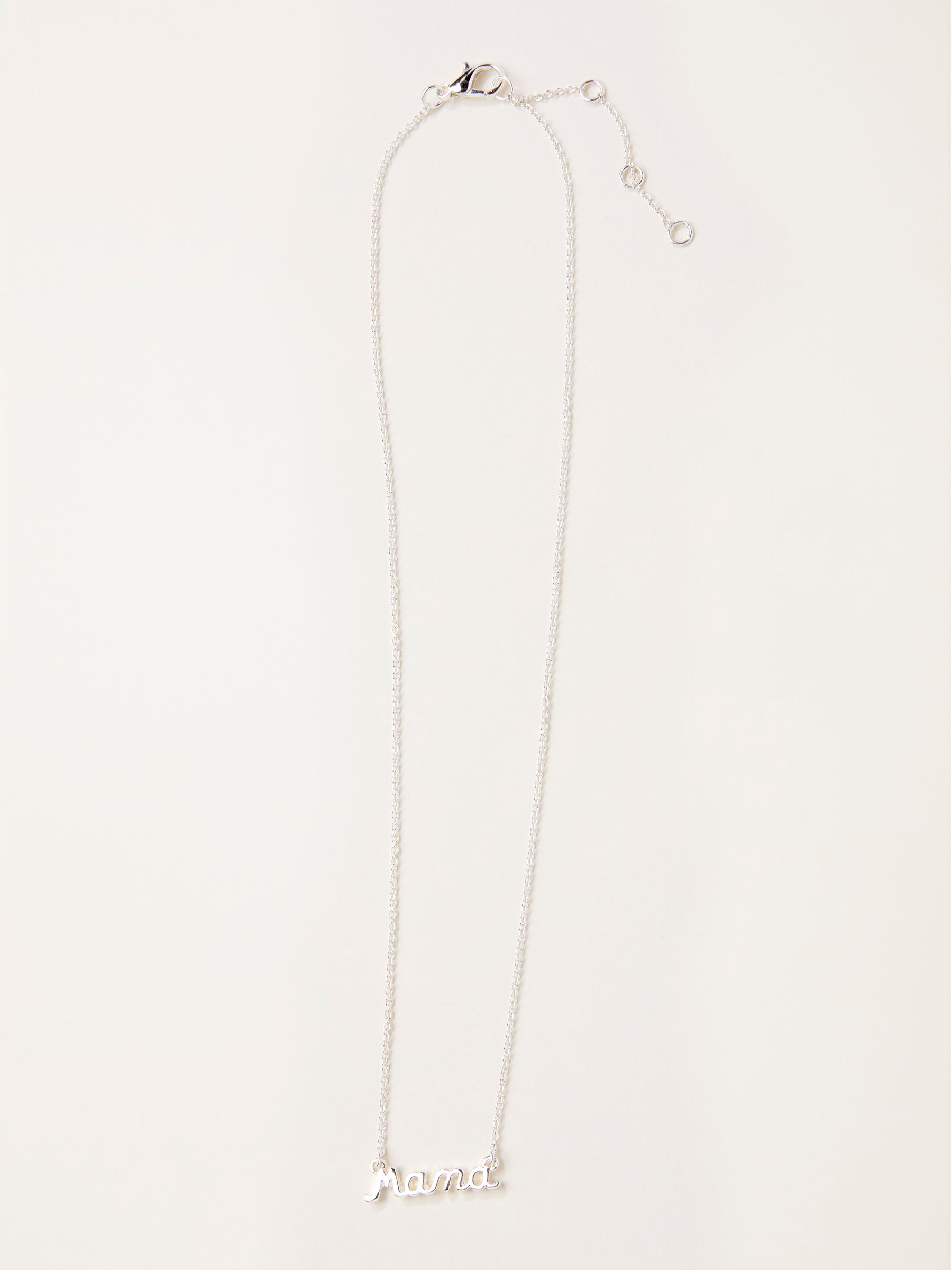 Silver Tone Mama Necklace - Image 1 of 2