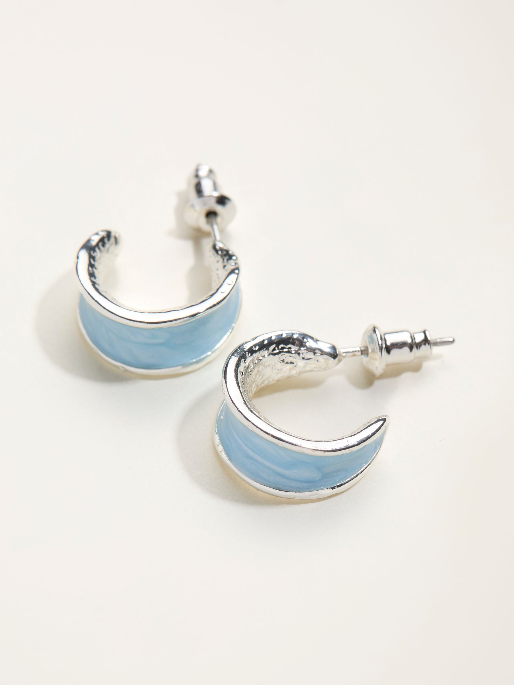 Blue Enamel Earrings - Image 3 of 3