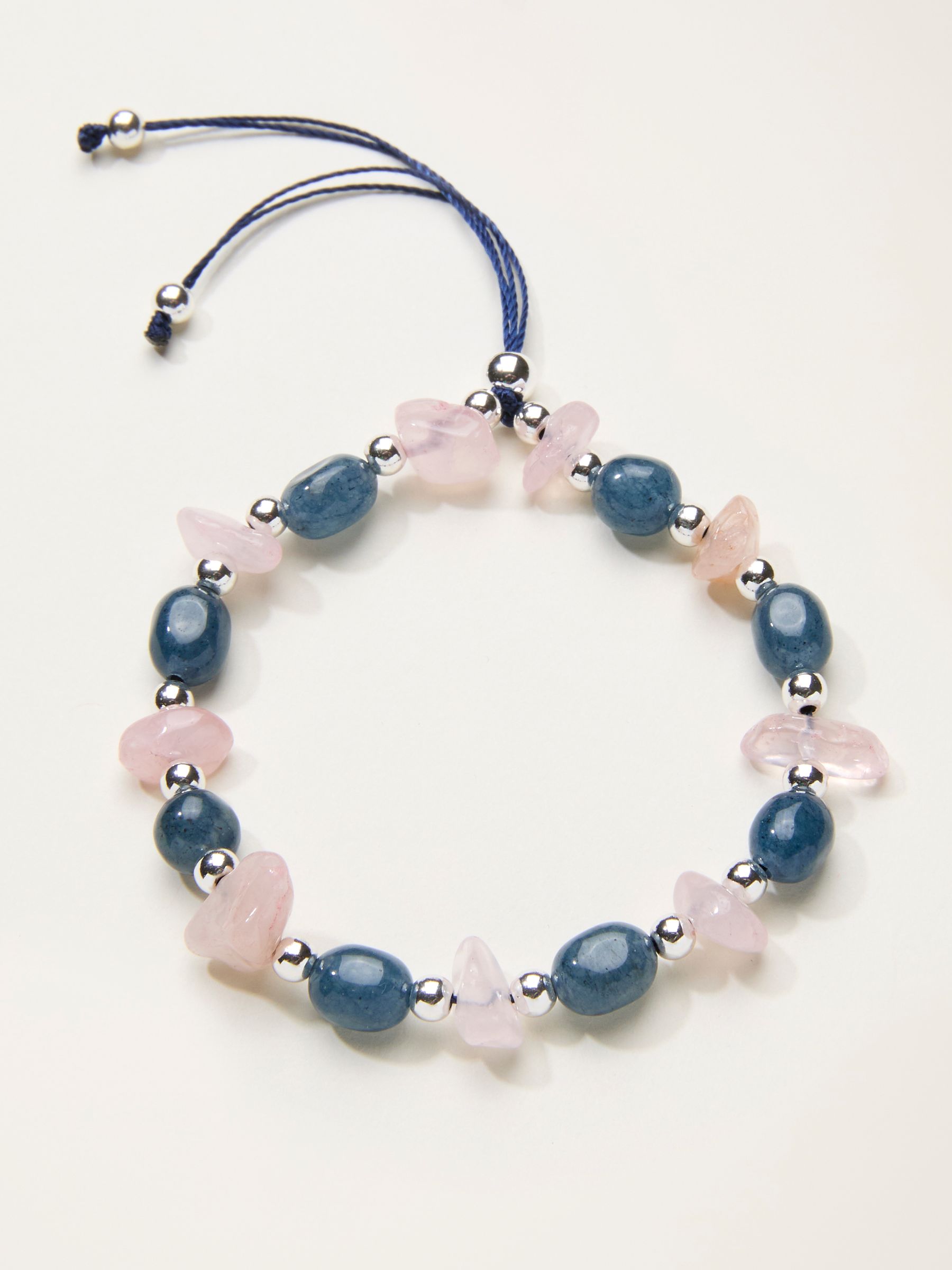 Blue Stone and Cord Bracelet - Image 1 of 2