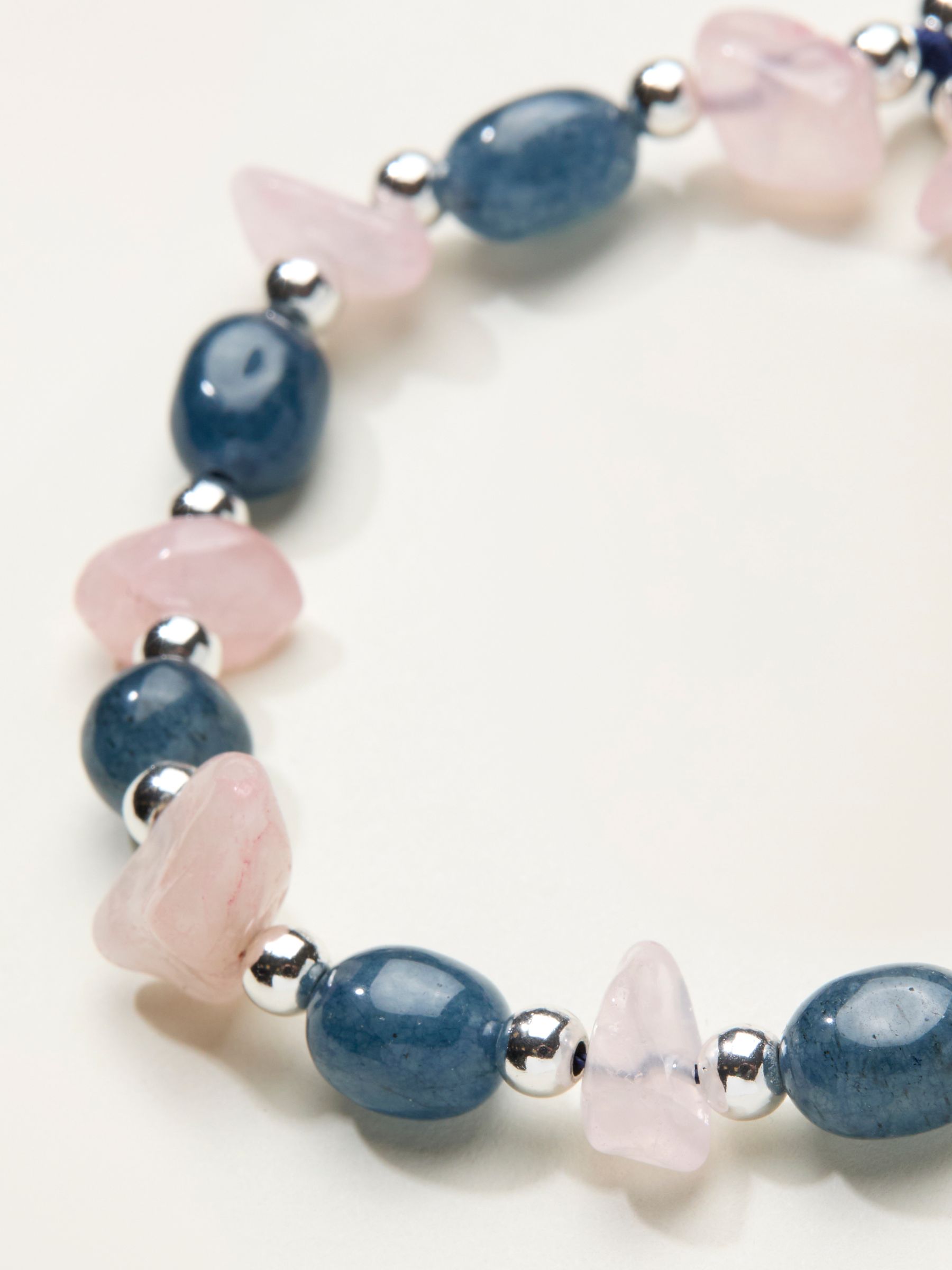Blue Stone and Cord Bracelet - Image 2 of 2