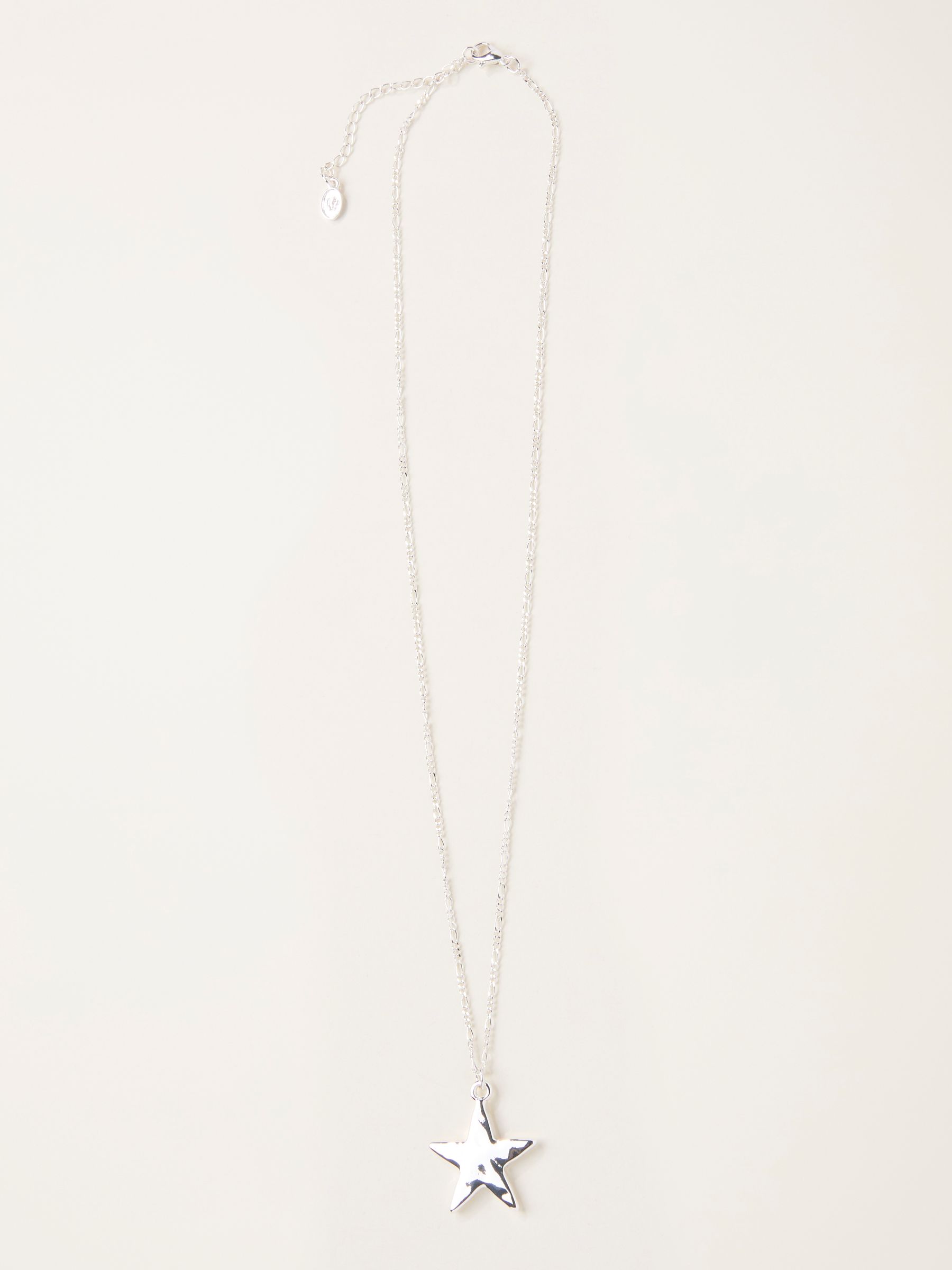 Silver Tone Large Star Necklace - Image 1 of 2