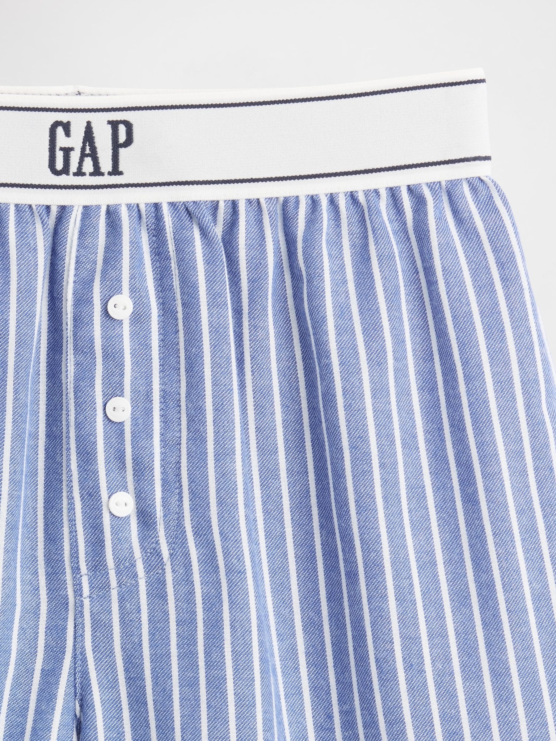 Blue Flannel Pyjama Boxer Shorts (6-13yrs) - Image 4 of 4 Blue Flannel Pyjama Boxer Shorts (6-13yrs) - Image 4 of 4