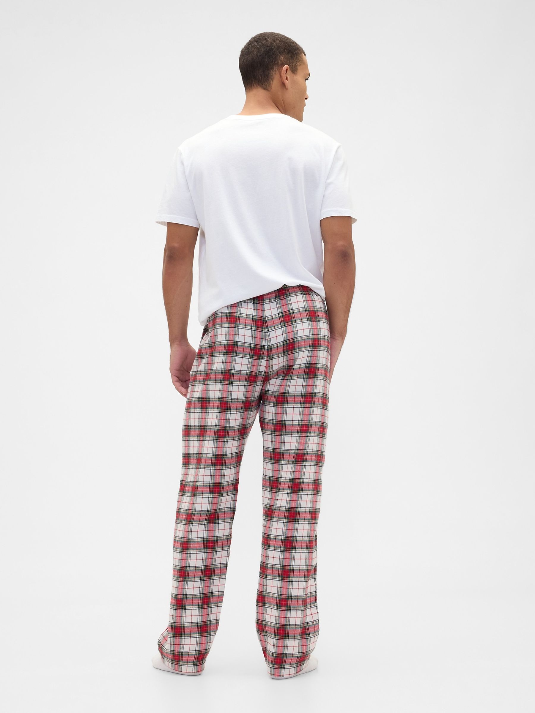 Red Flannel Pyjama Bottoms - Image 2 of 4