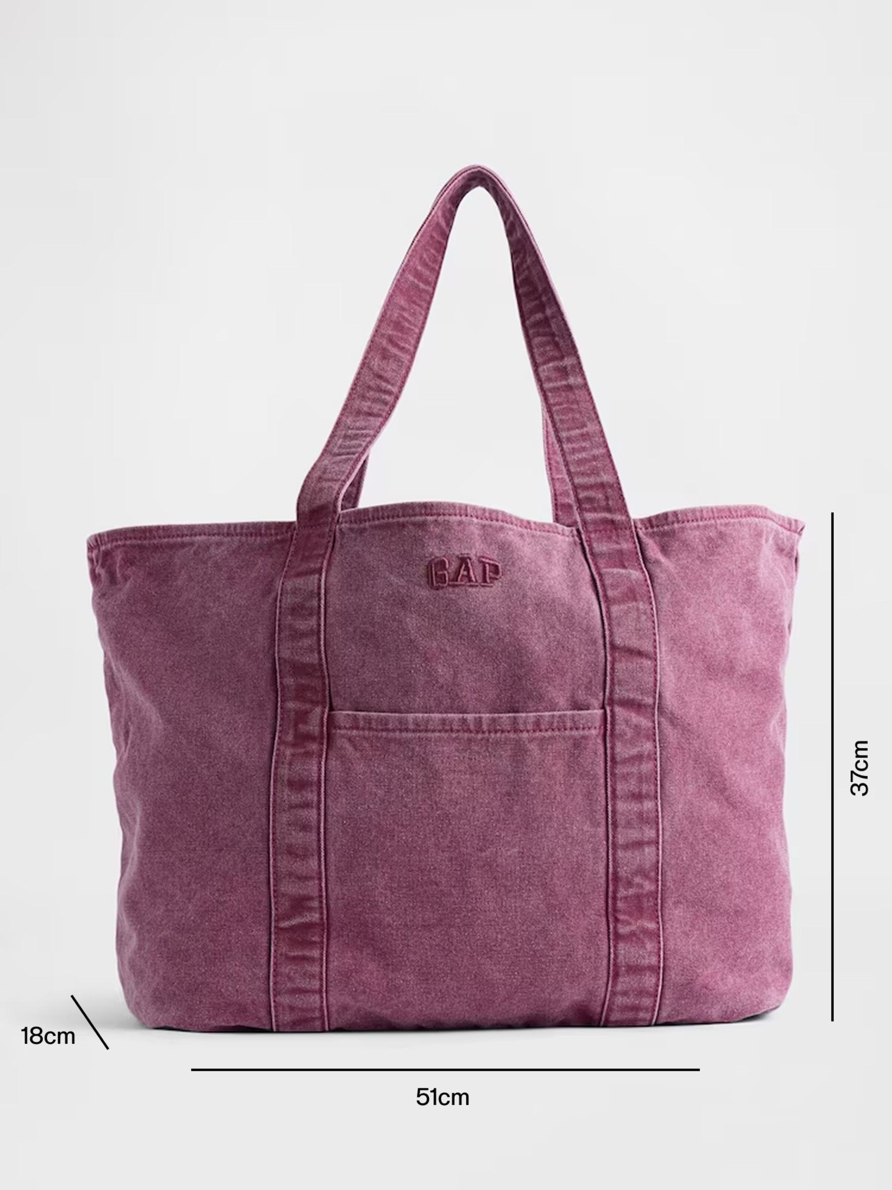 Purple Logo Tote Bag - Image 2 of 2