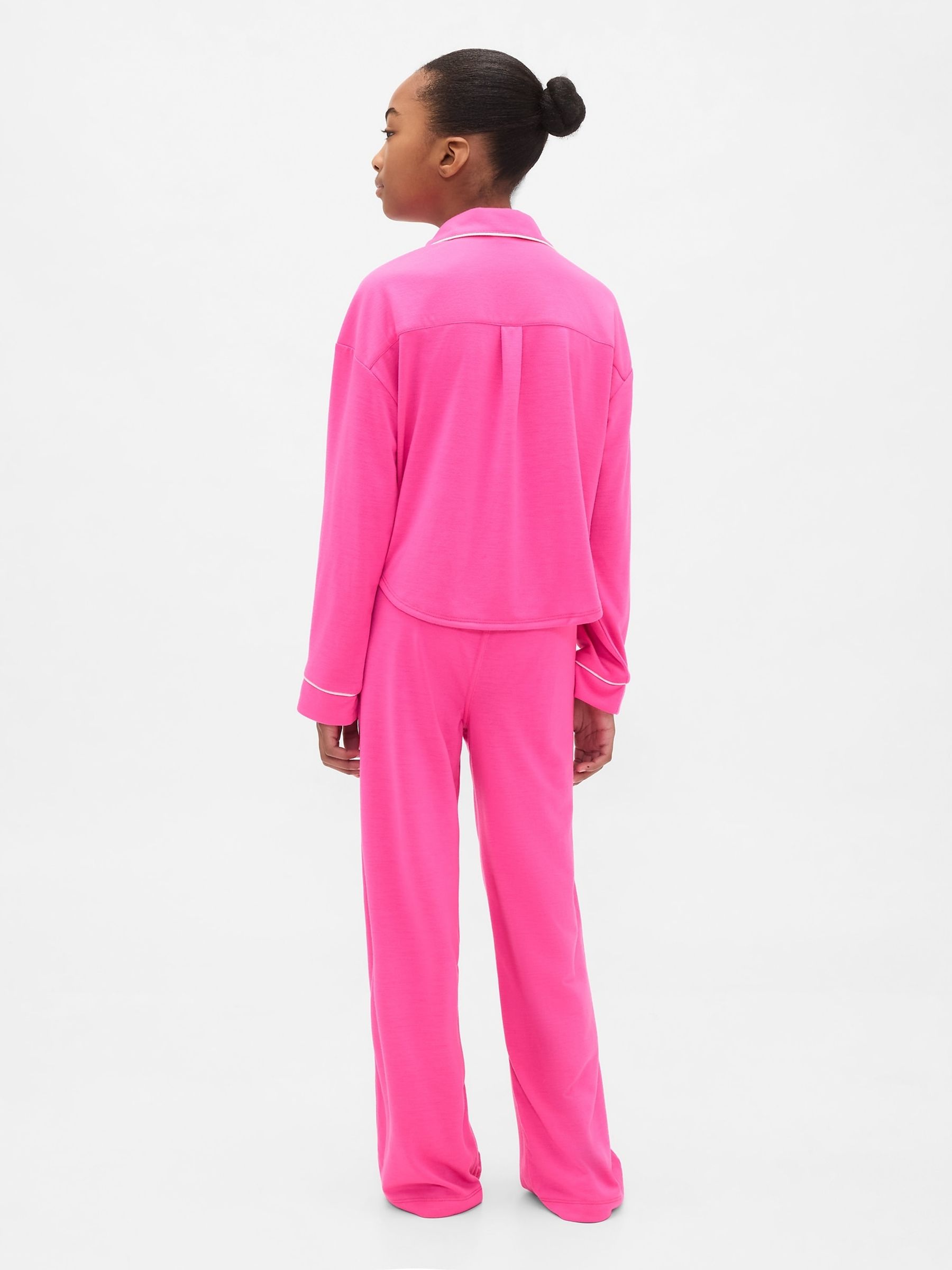 Pink Pyjama Top & Trousers Set (6-13yrs) - Image 2 of 4
