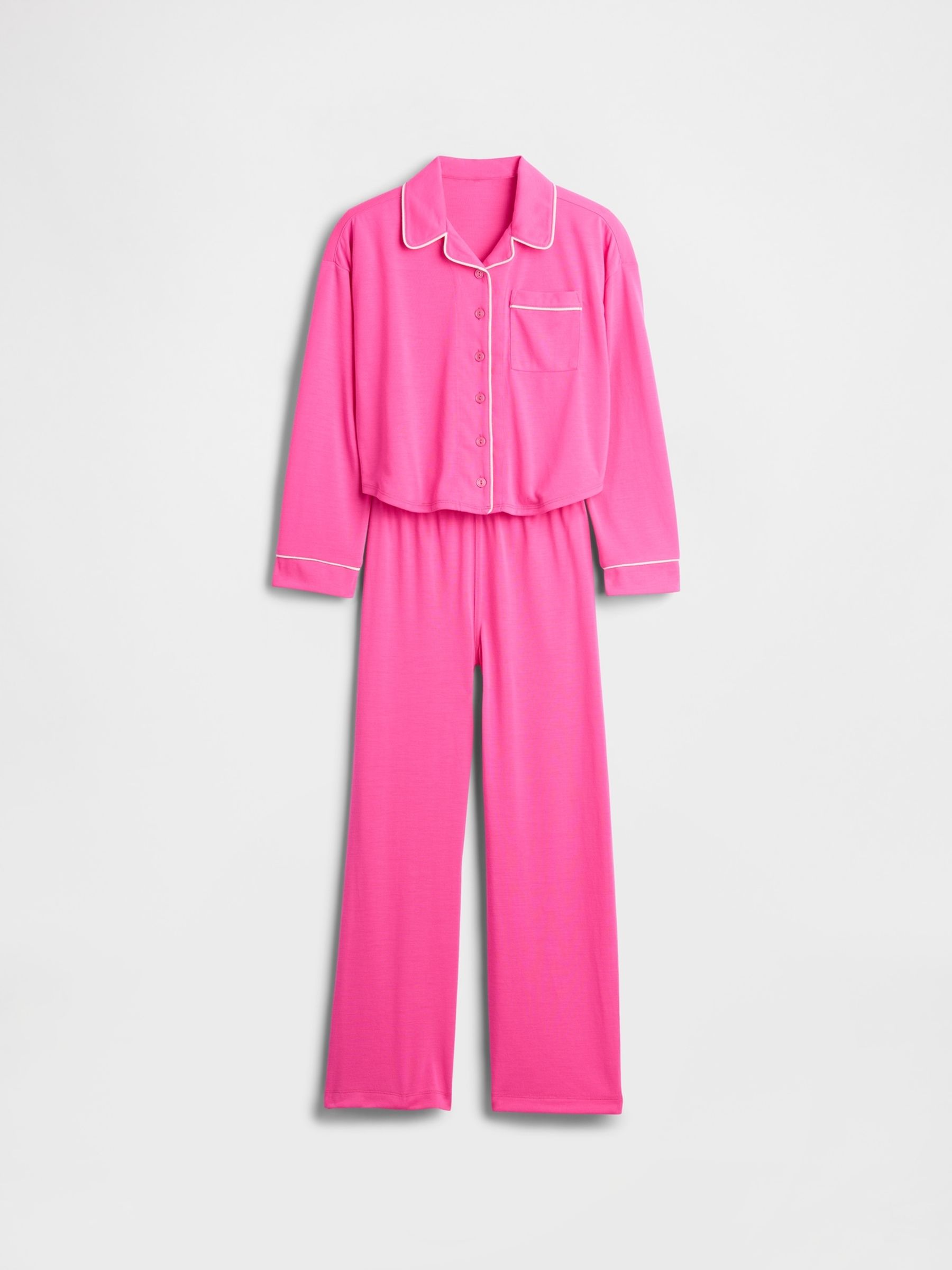 Pink Pyjama Top & Trousers Set (6-13yrs) - Image 3 of 4