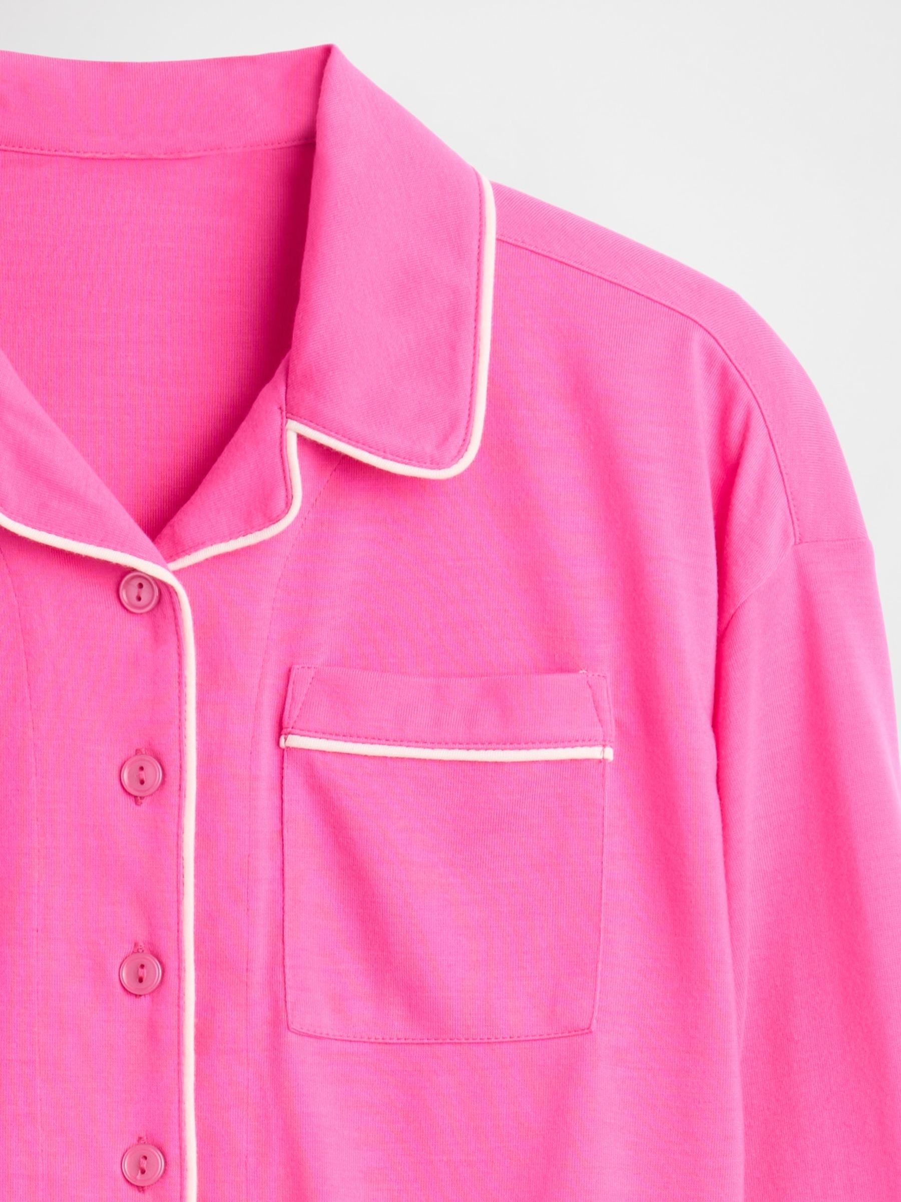 Pink Pyjama Top & Trousers Set (6-13yrs) - Image 4 of 4
