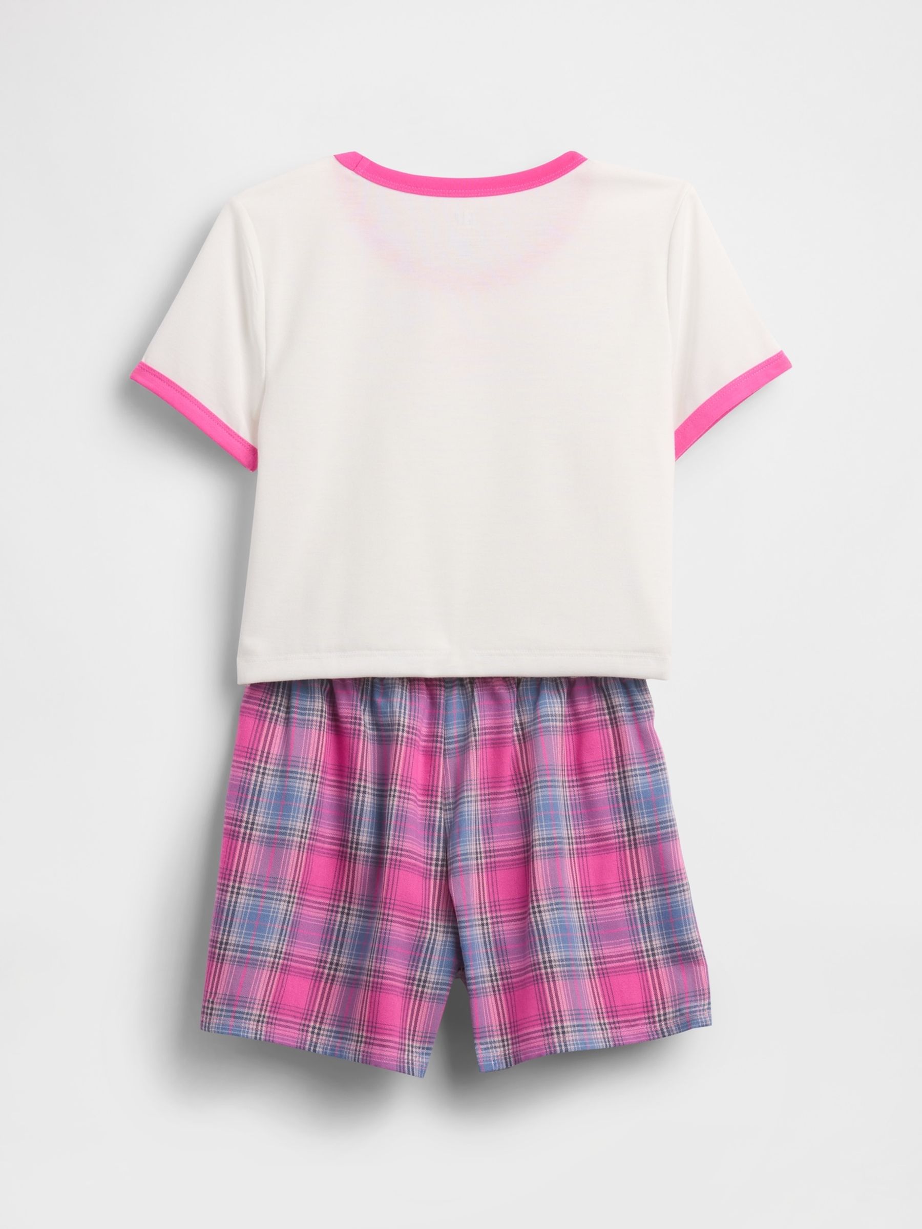 Pink Pyjamas Short Set (6-13yrs) - Image 2 of 3