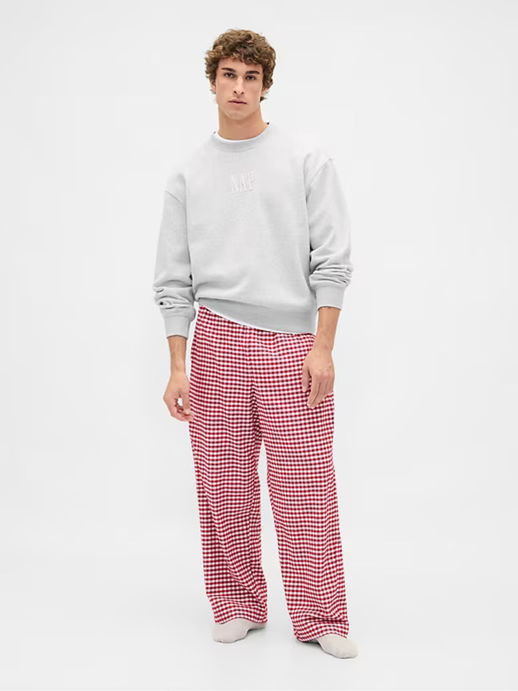 Red Trouser Cotton Flannel Pyjama Bottoms - Image 3 of 8