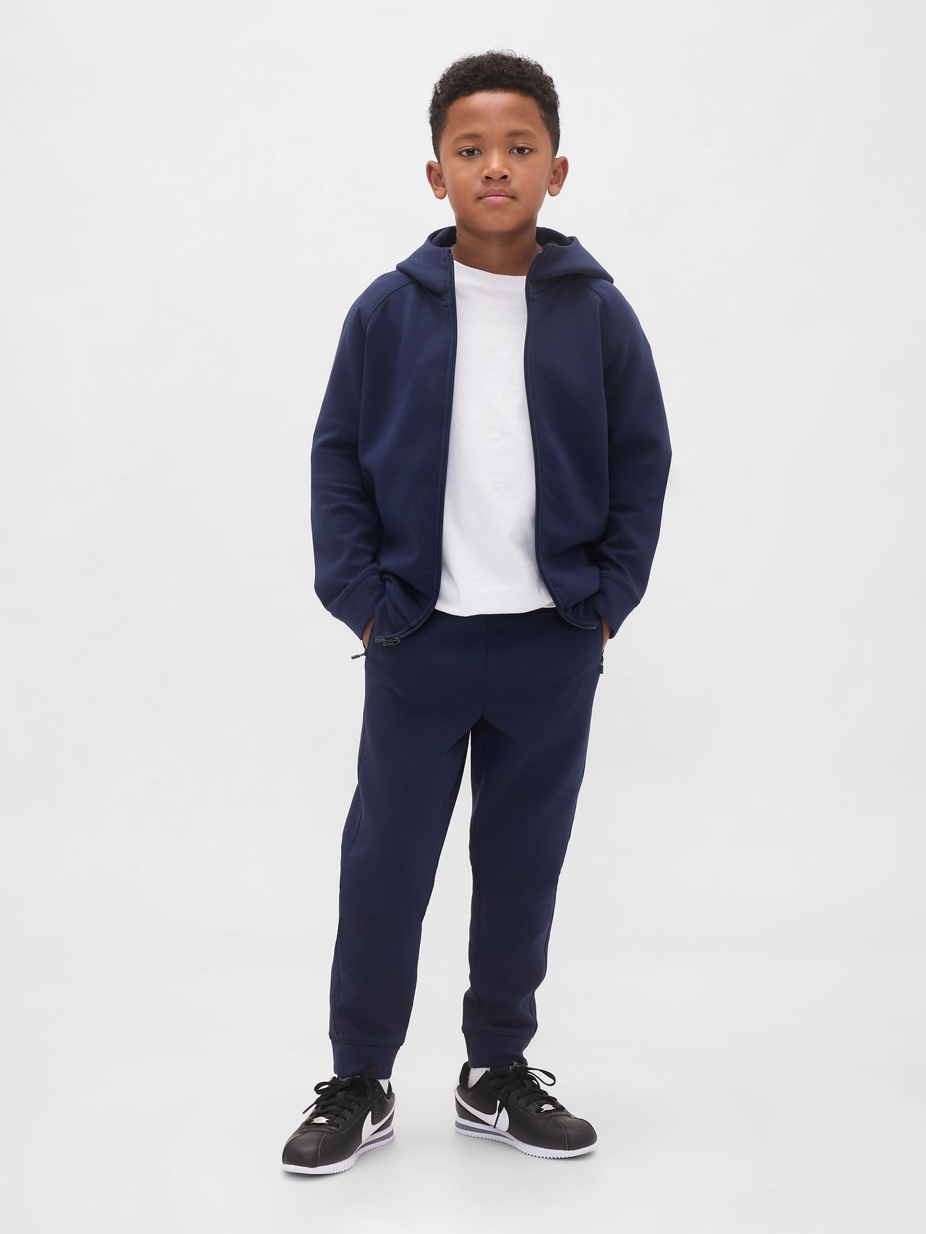 Navy Blue Tech Quick-Dry Joggers (4-13yrs) - Image 1 of 5