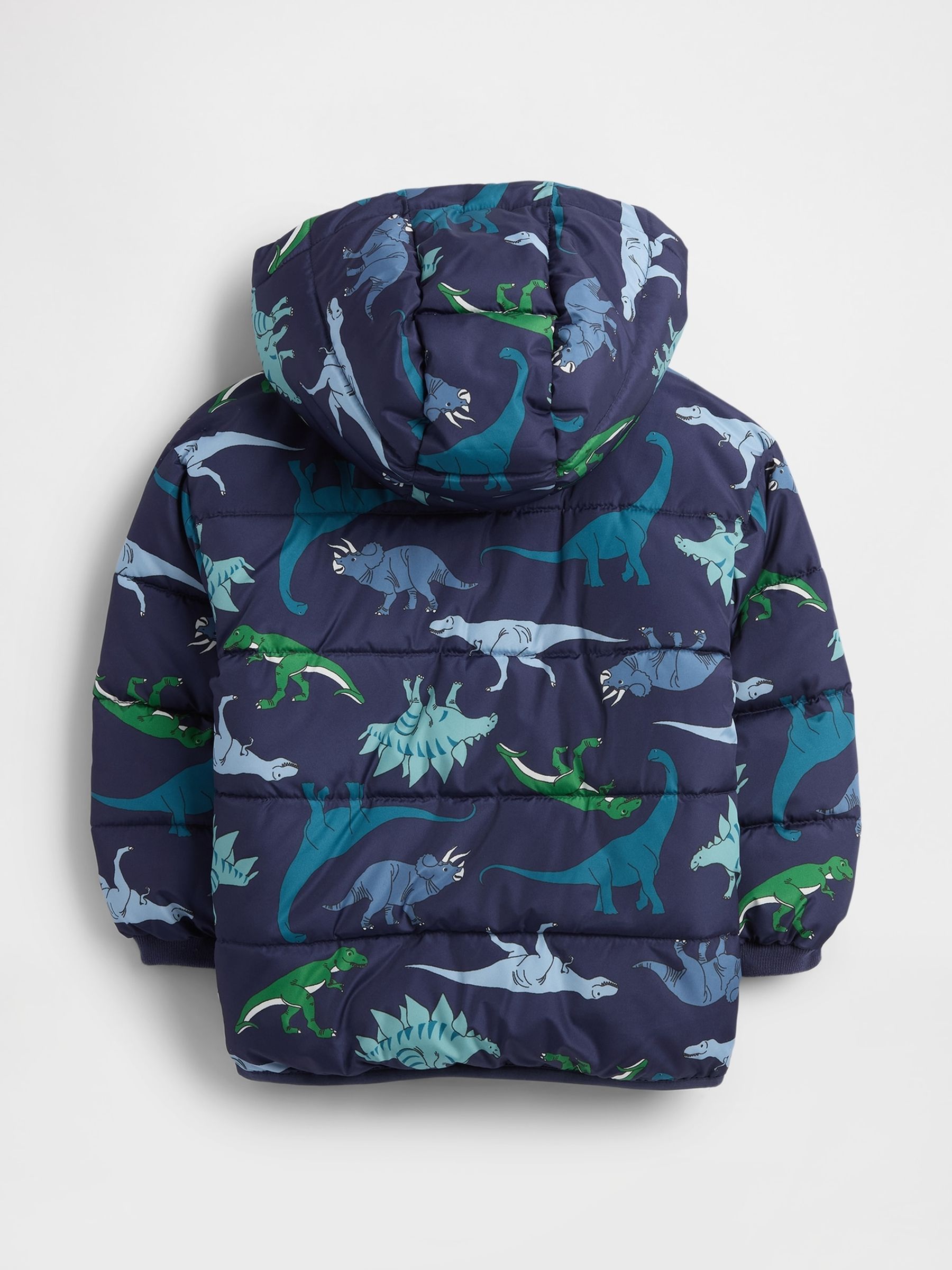 Navy Blue Puffer Jacket (6mths-5yrs) - Image 2 of 3
