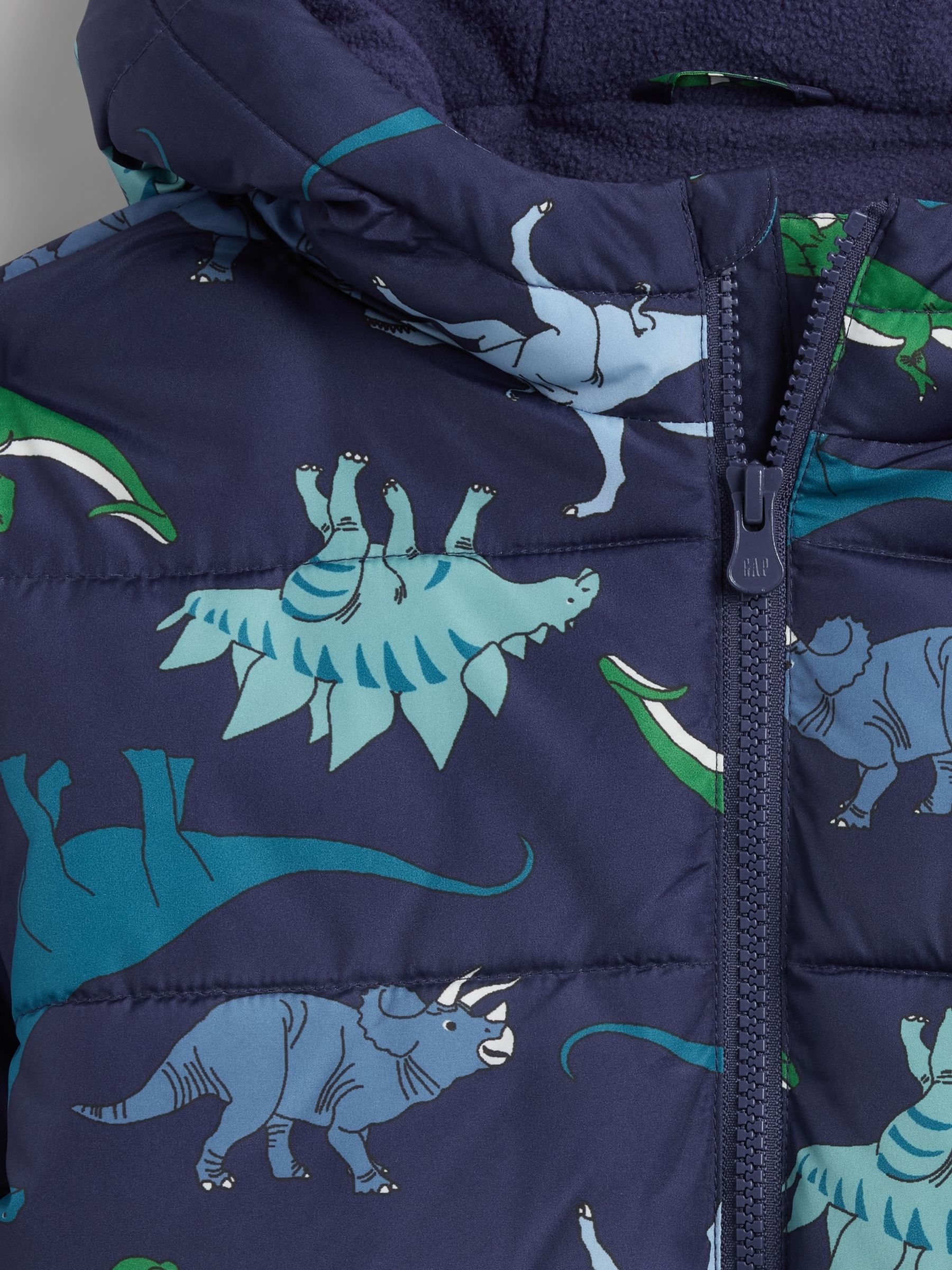 Navy Blue Puffer Jacket (6mths-5yrs) - Image 3 of 3
