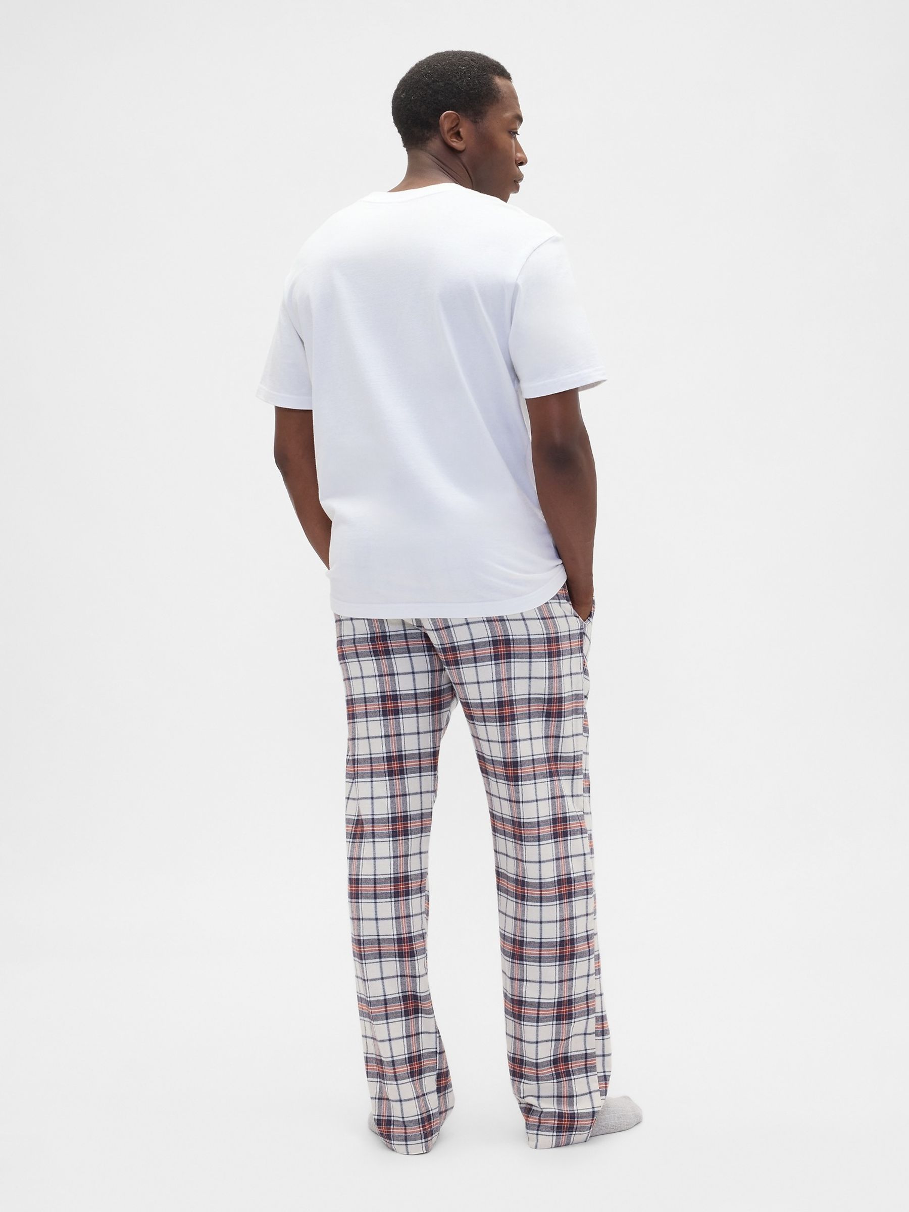 White Flannel Pyjama Bottoms - Image 2 of 4