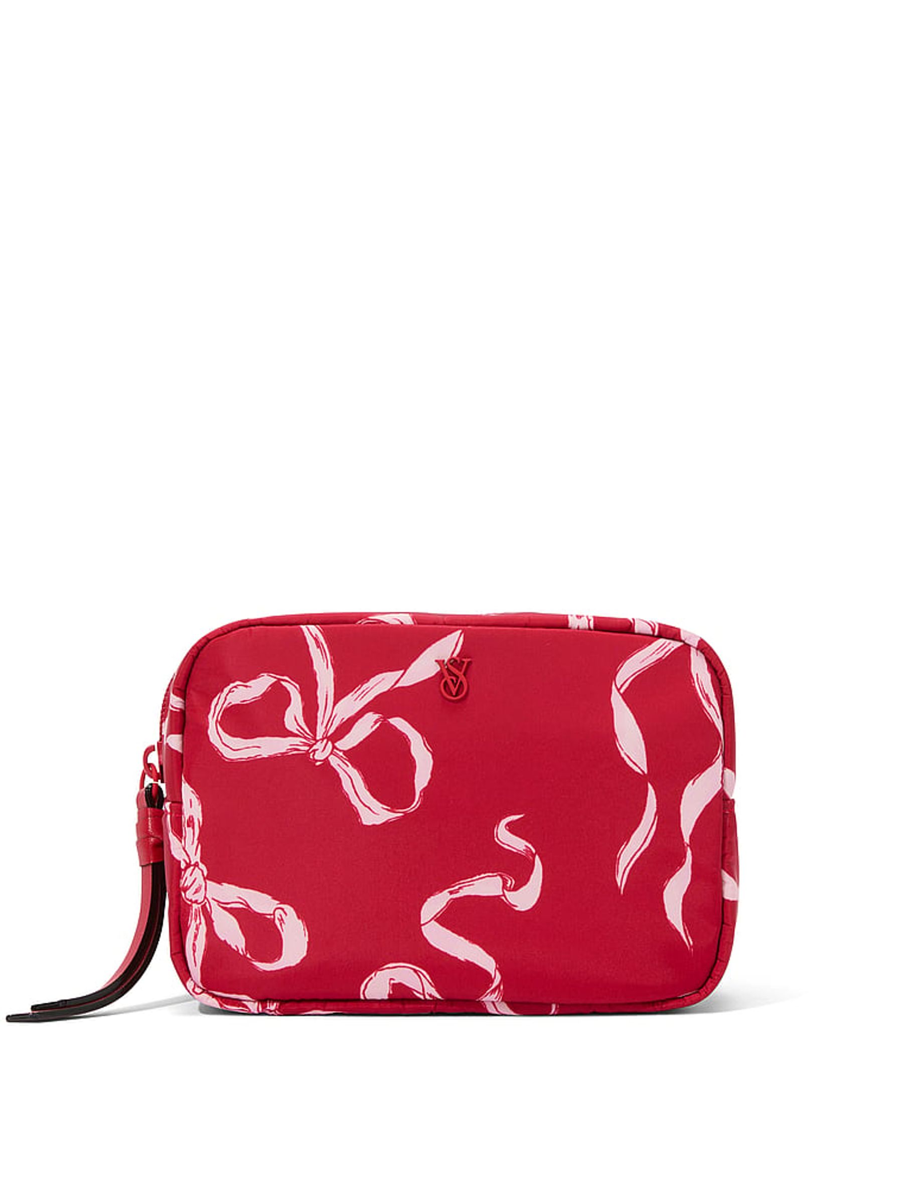 Lipstick Red Bows Make-Up Bag - Image 1 of 3